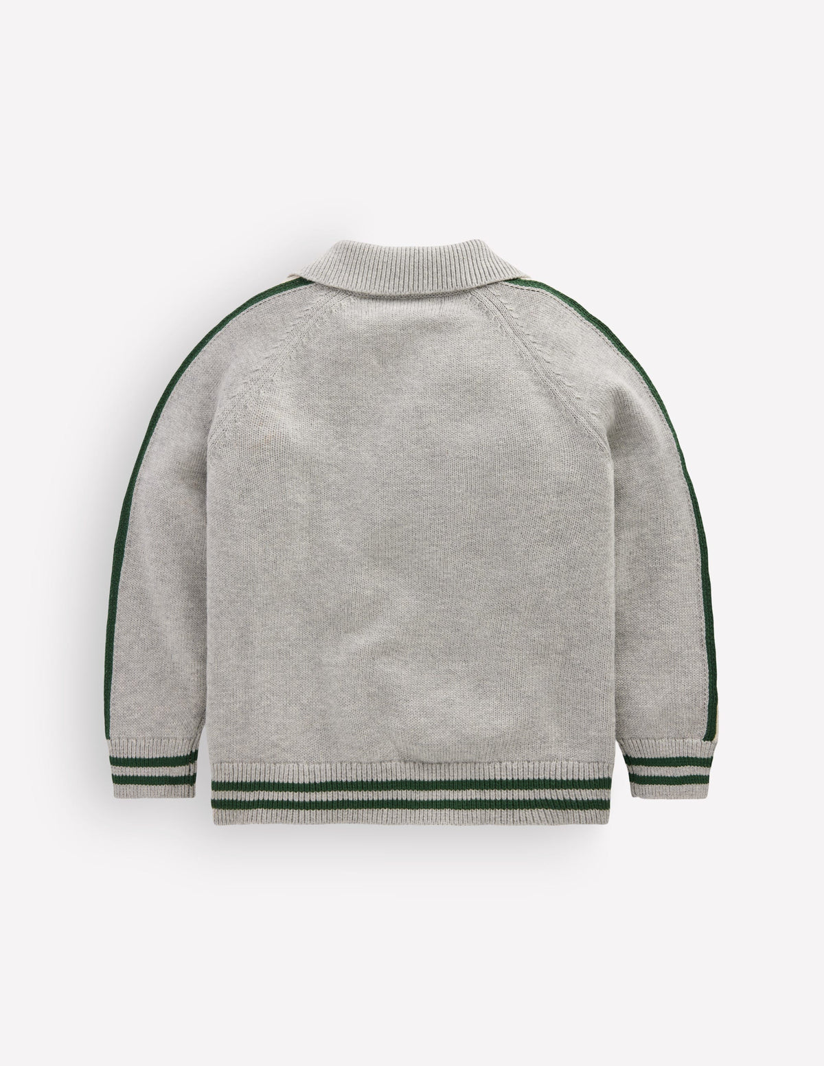 Smart Zip-through Jumper-Grey Marl-4