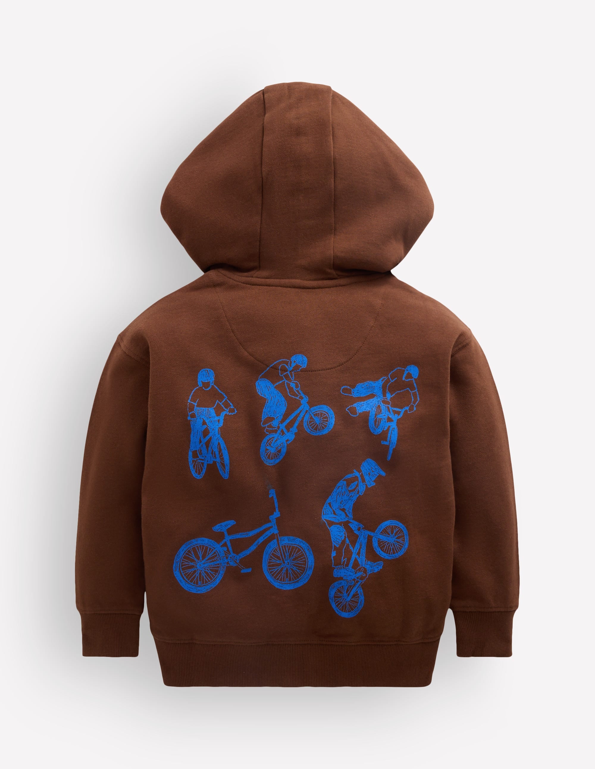 Kapuzenpullover mit Reißverschluss vorn-Braun BMX - Image 2