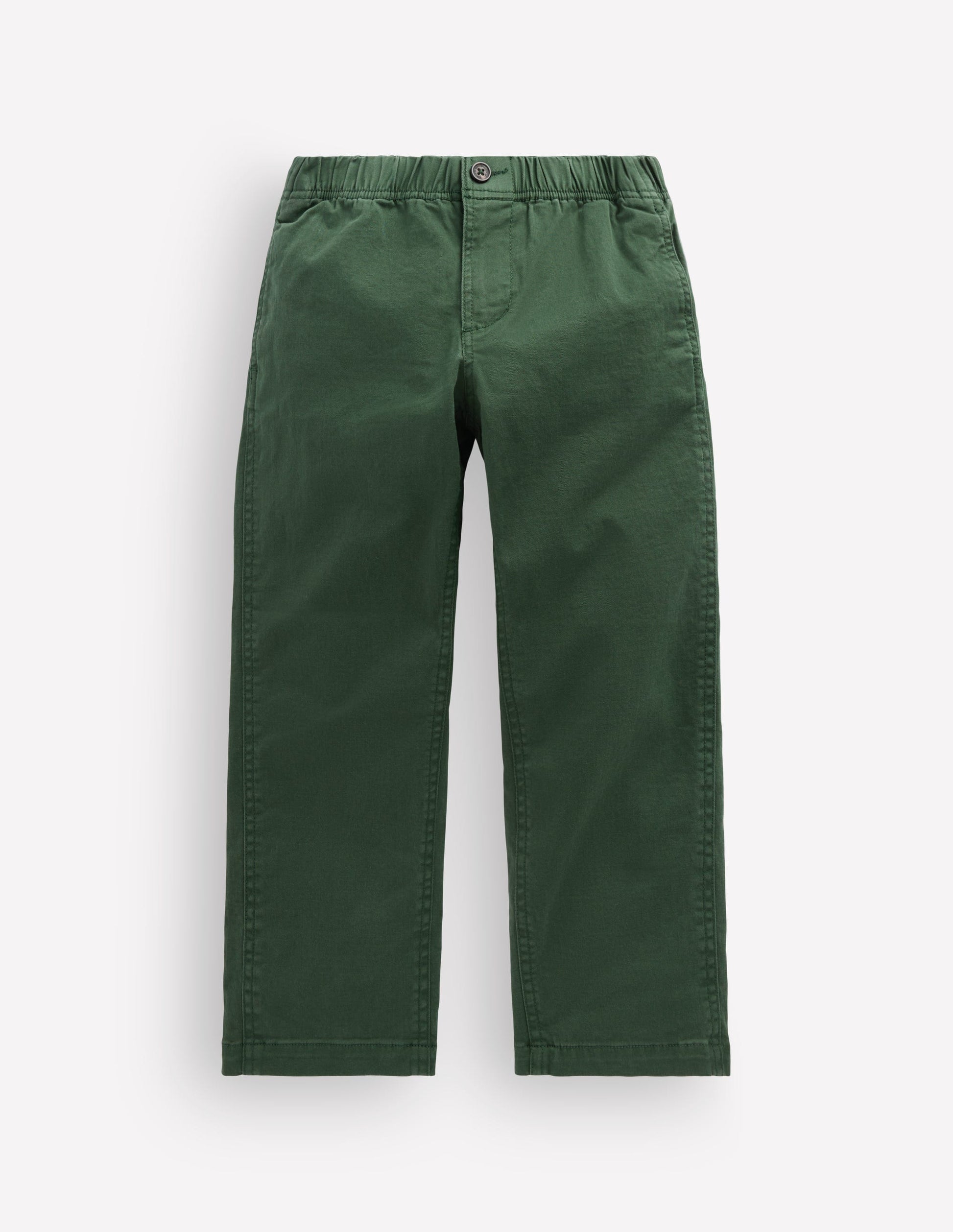 Lässige Chinohose mit geradem Bein-Kiefernnadel-1