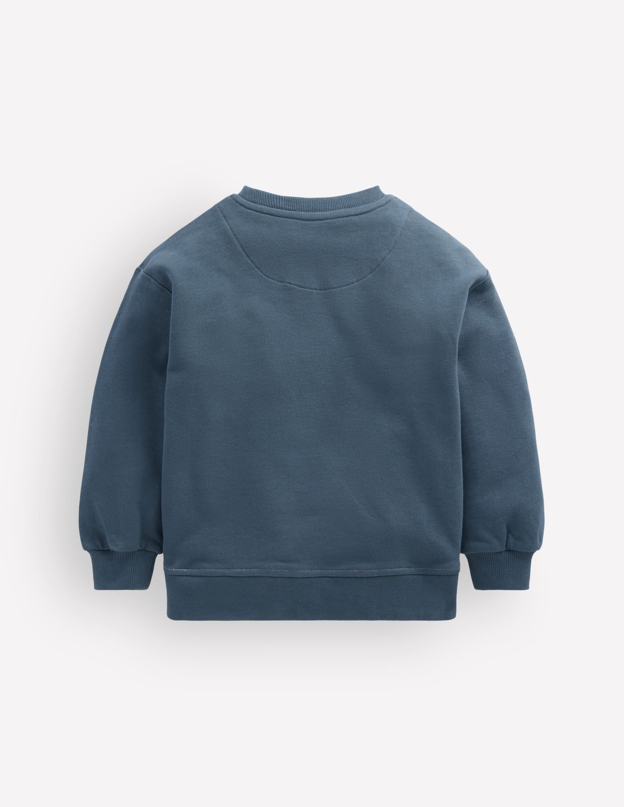 Im Dunkeln leuchtendes Halloween-Sweatshirt-Schuluniform-Marineblau Totenkopf - Image 4
