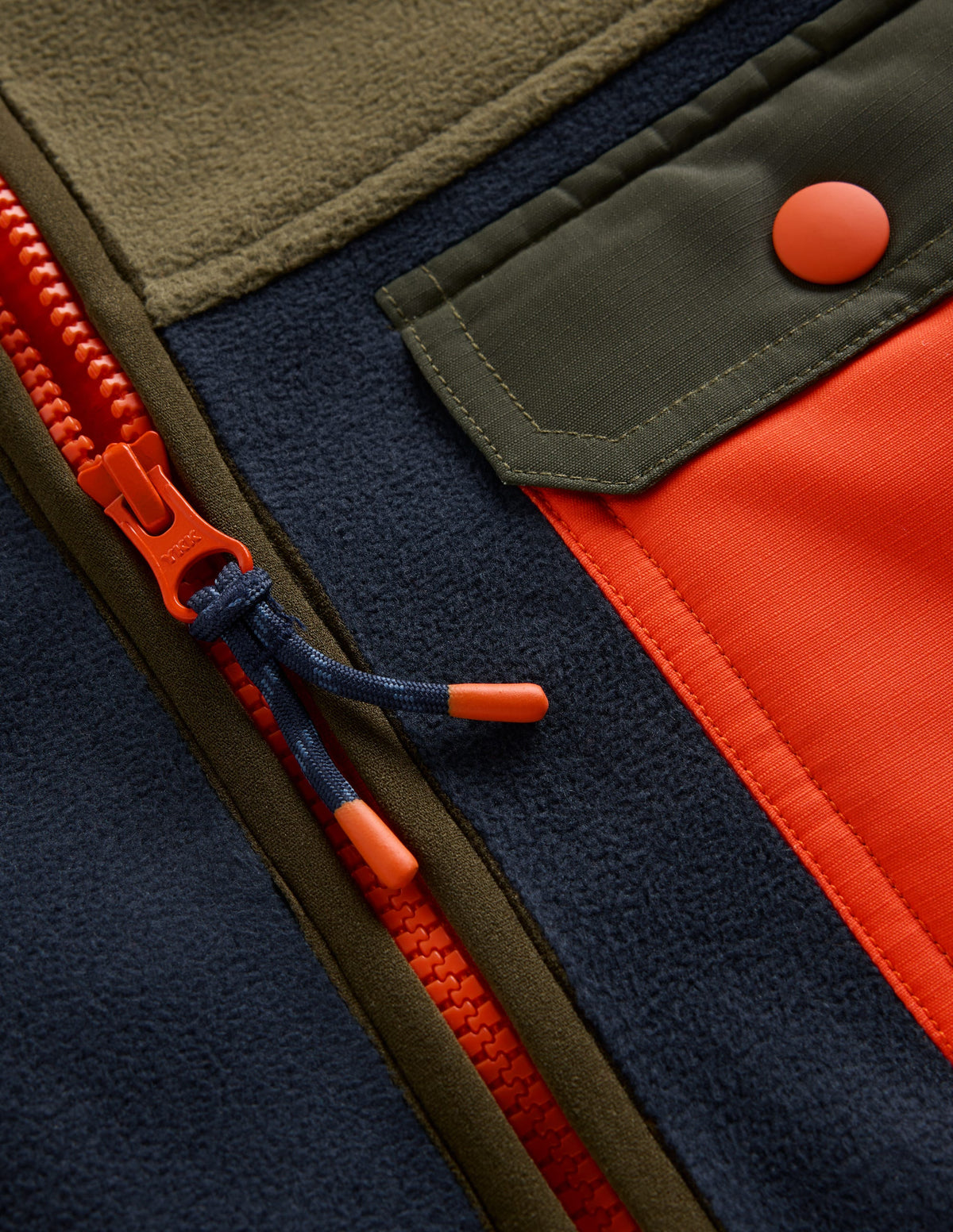 Kuschelige, winddichte Fleecejacke-Khaki - Image 5
