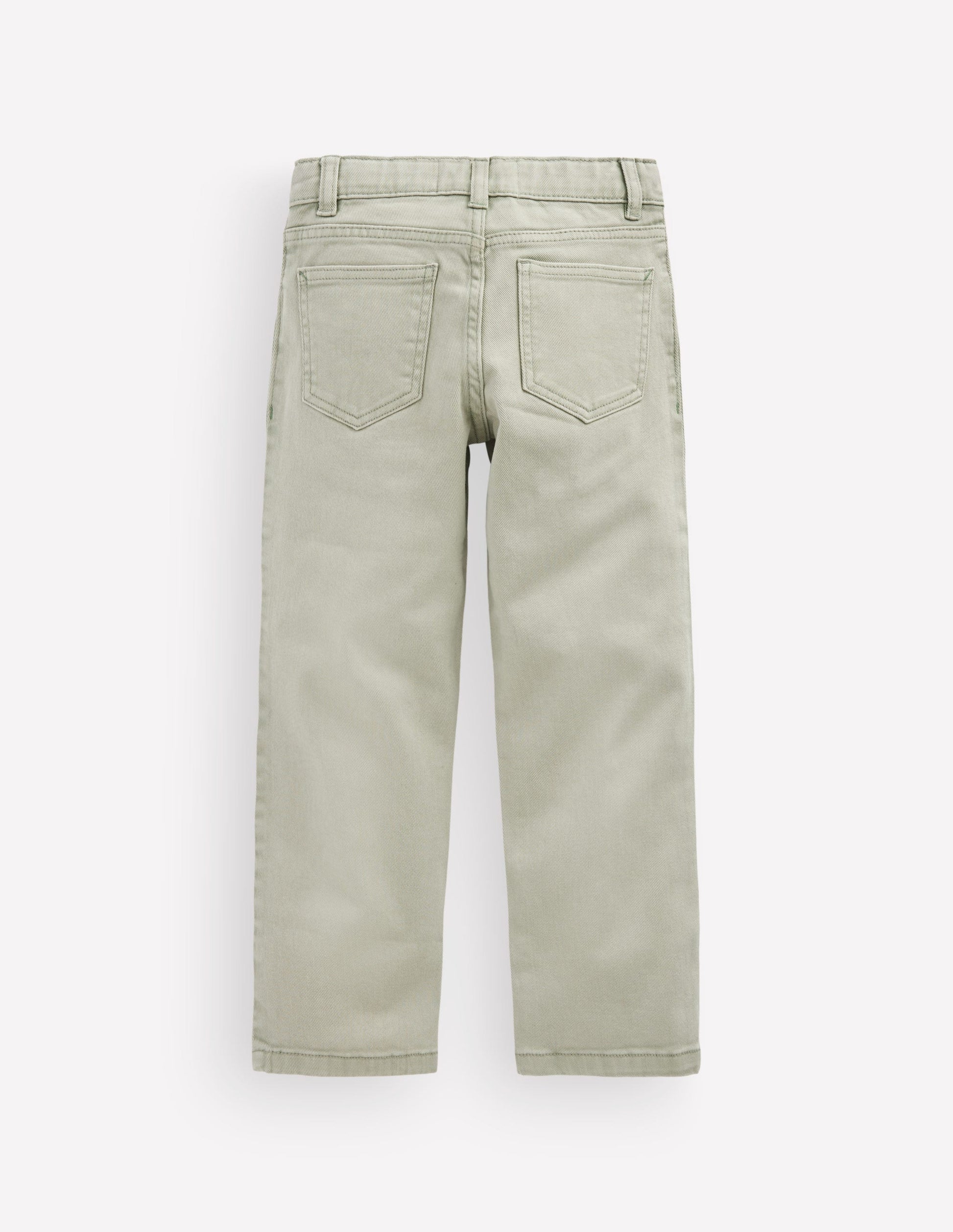 Lässige Jeans mit geradem Bein-Acid-Waschung-2