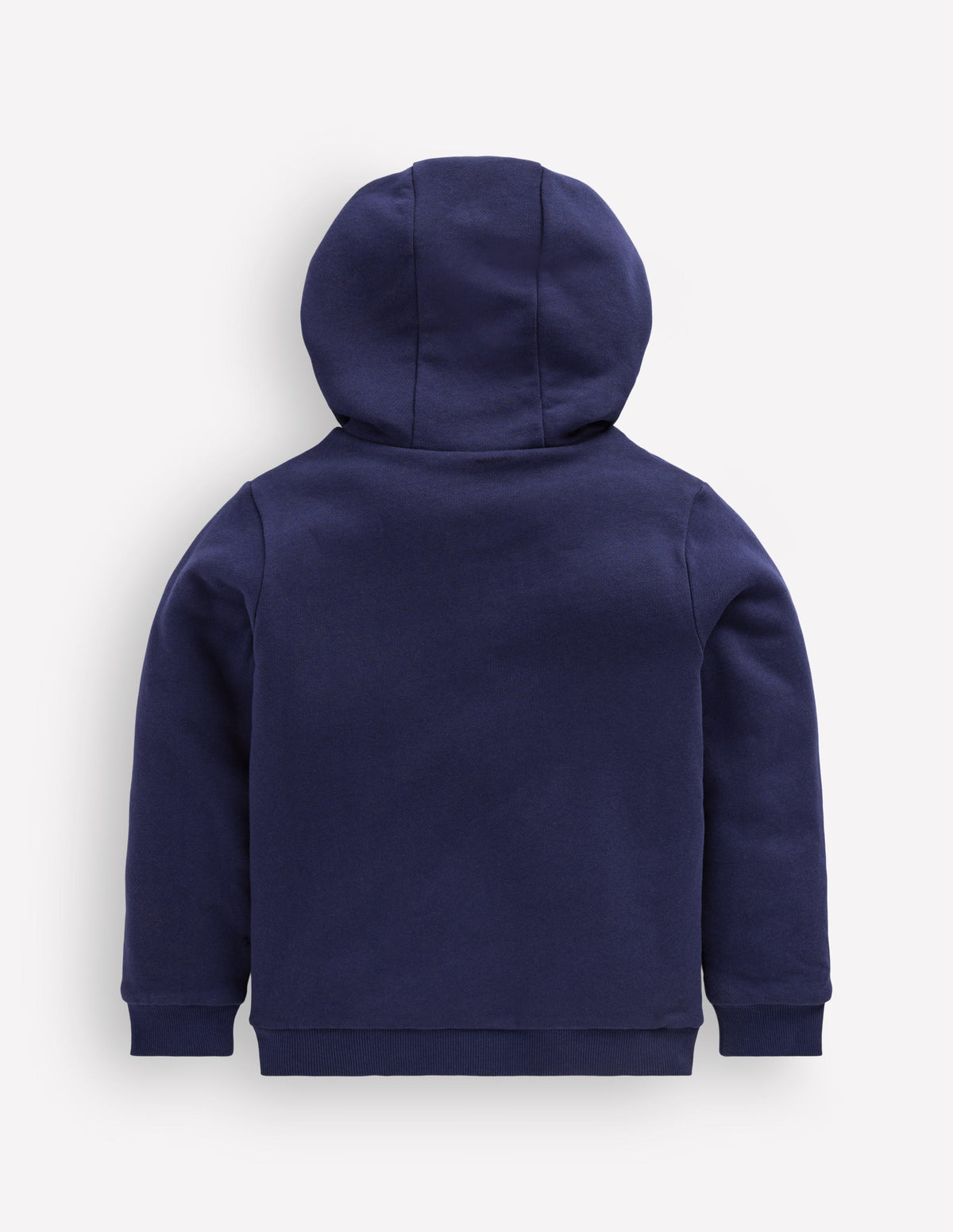 Reversible Borg Hoodie-College Navy - Image 2