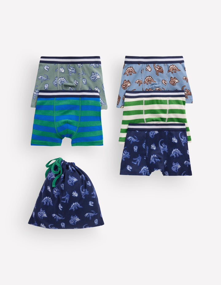 Boxershorts im 5er-Pack-Dino Skelette