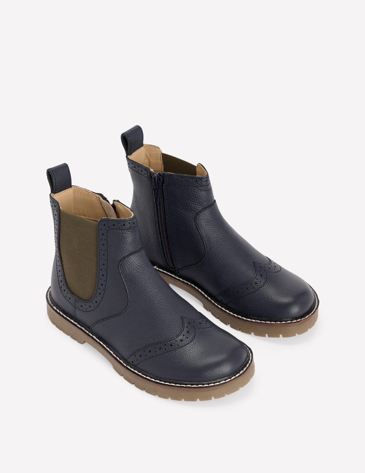 Chelsea-Stiefel-Schuluniform-Marineblau - Image 2
