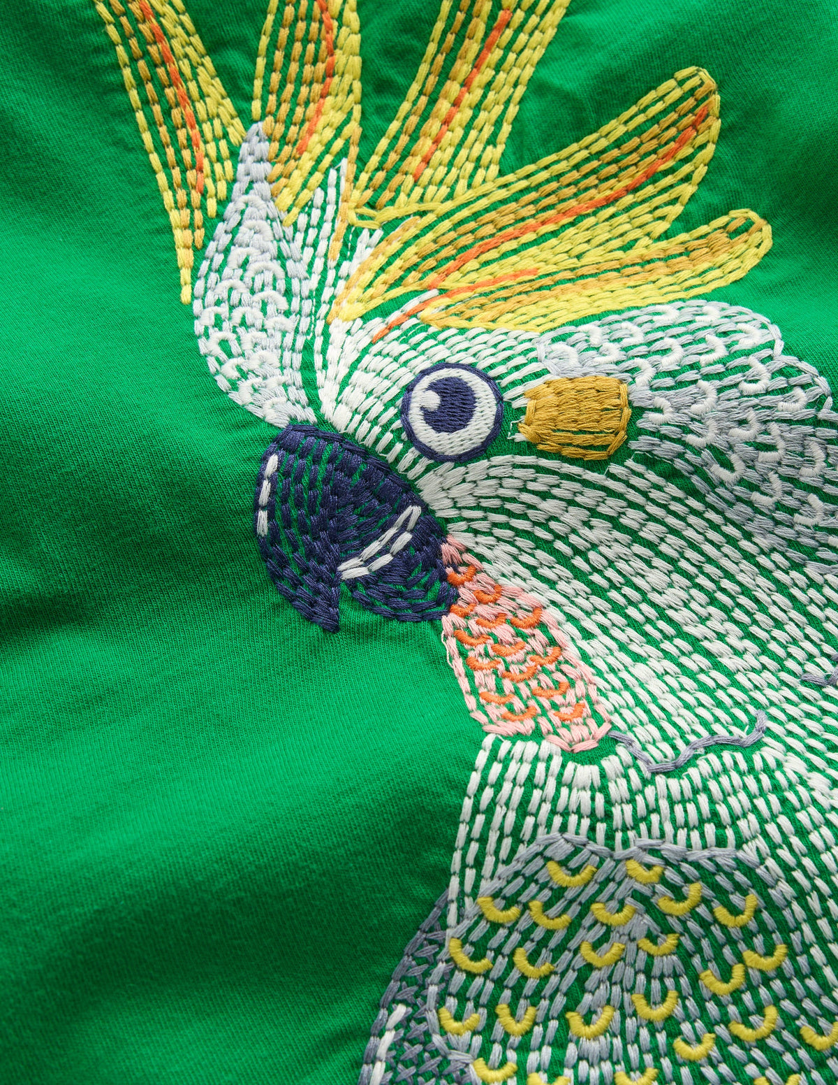 Superstitch T-Shirt-Green Tambourine Cockatoo-3