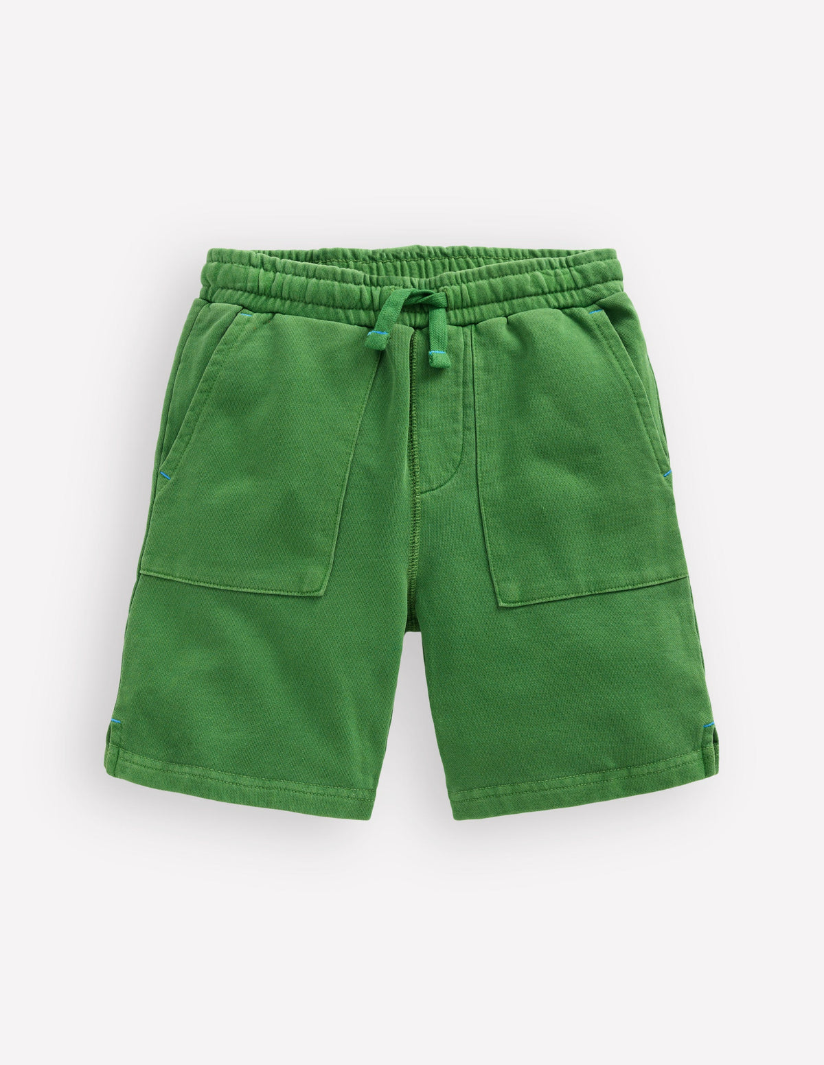 Stückgefärbte Sweatshorts-Minzgrün - Image 3