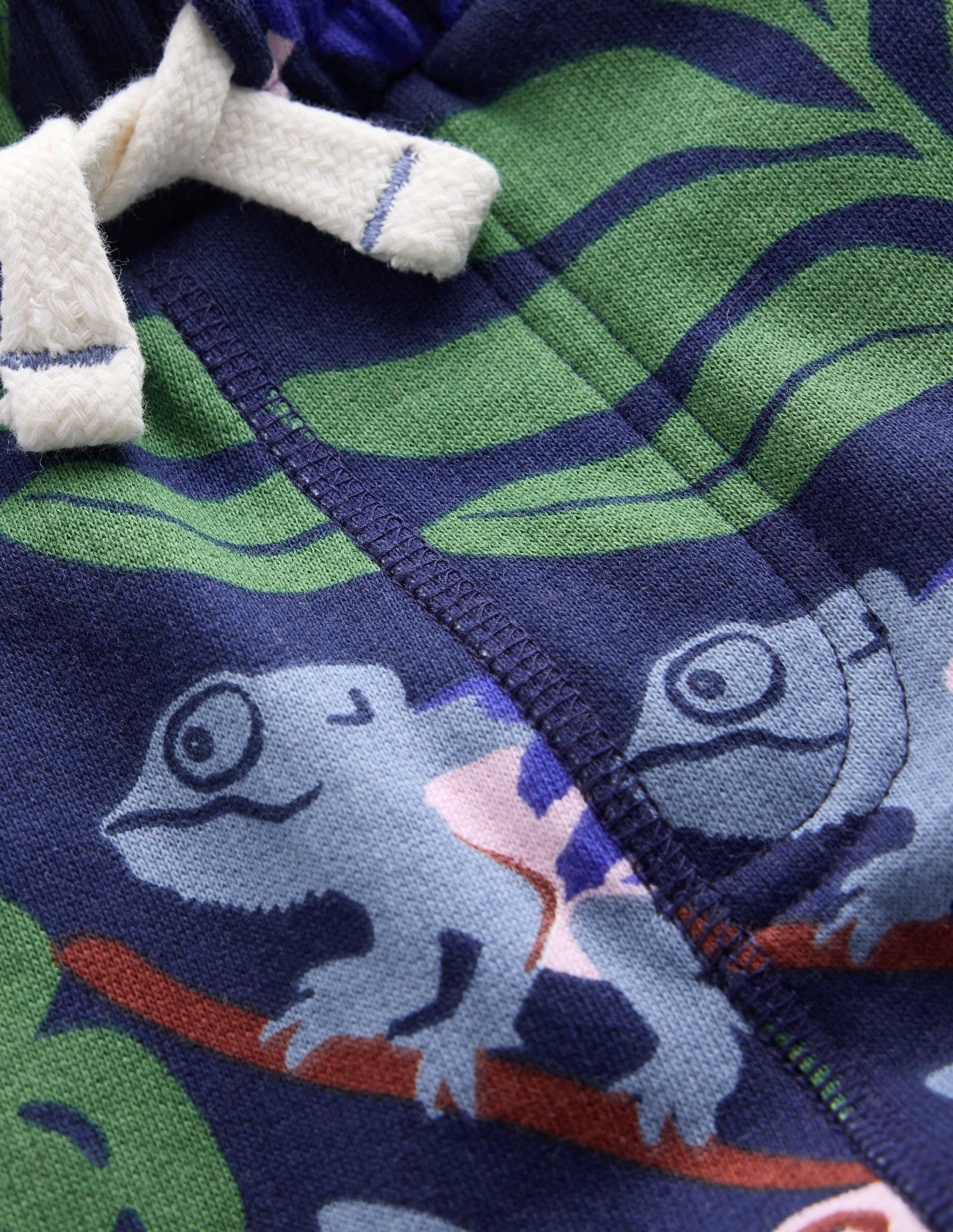 Bedruckte Shorts-Marineblau Chamäleon - Image 3