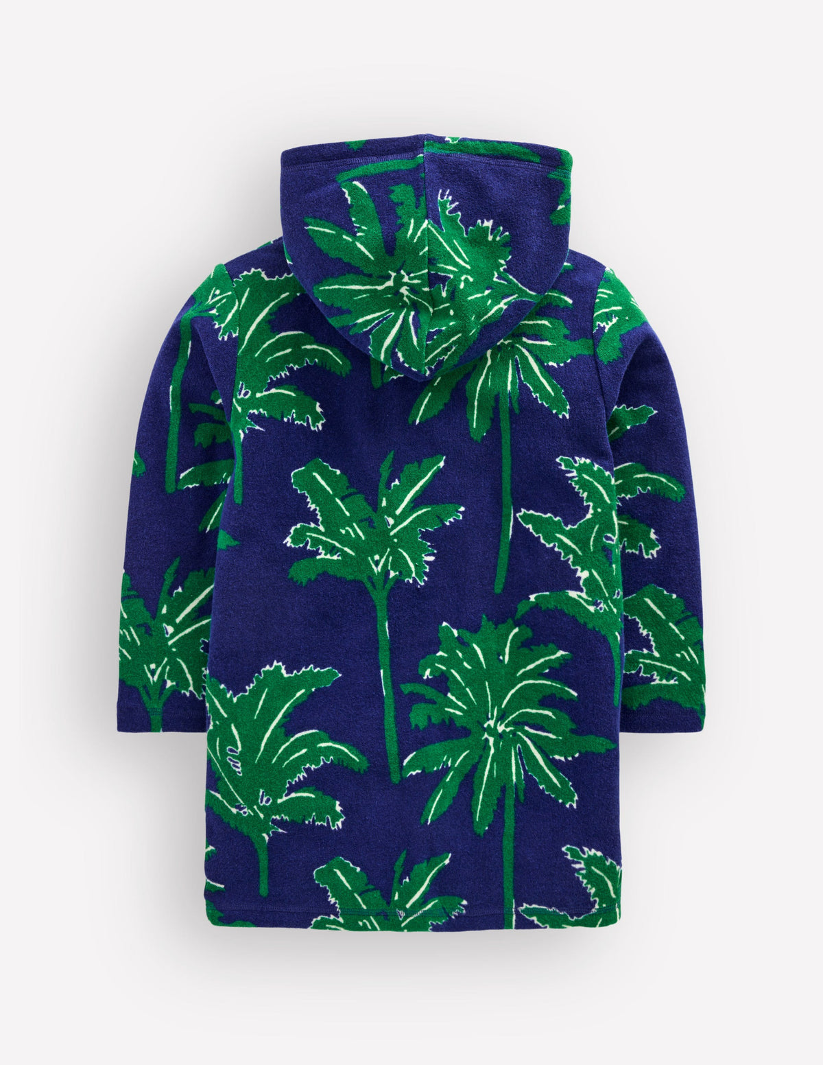 Towelling Zip-Up Throw-On-Starboard Blue Palm Trees-4