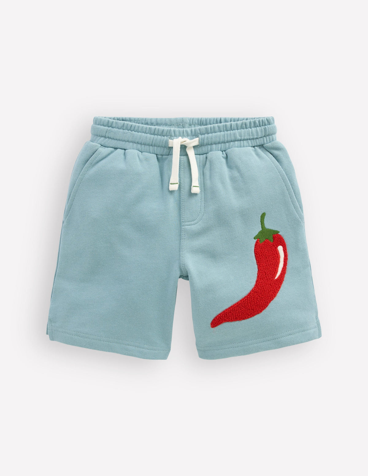 Lustige Sweatshorts-Meeresdunst Blau Chilischoten - Image 1