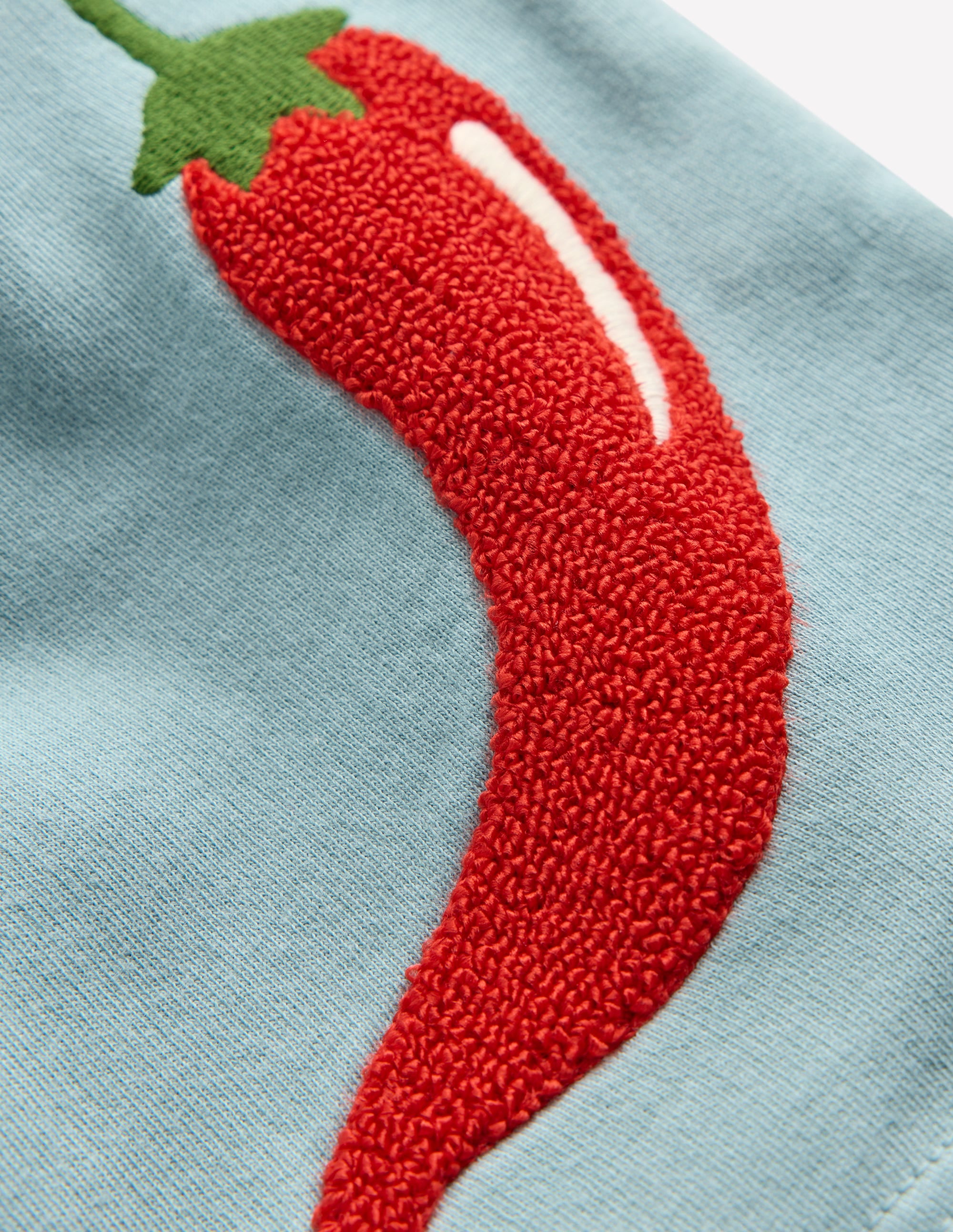 Lustige Sweatshorts-Meeresdunst Blau Chilischoten - Image 3
