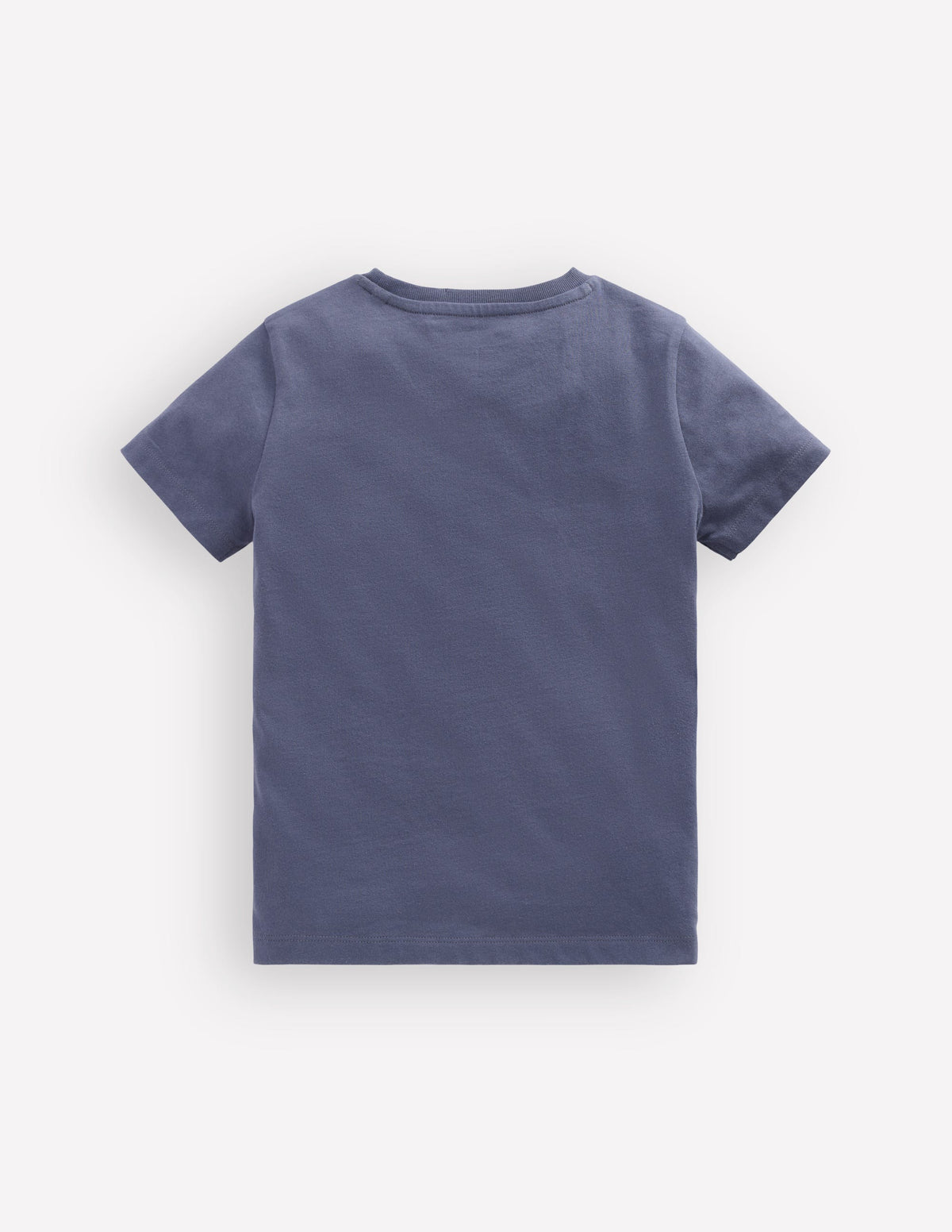 T-Shirt mit Linienstich-Vintage Indigoblau Kopfhörer-3