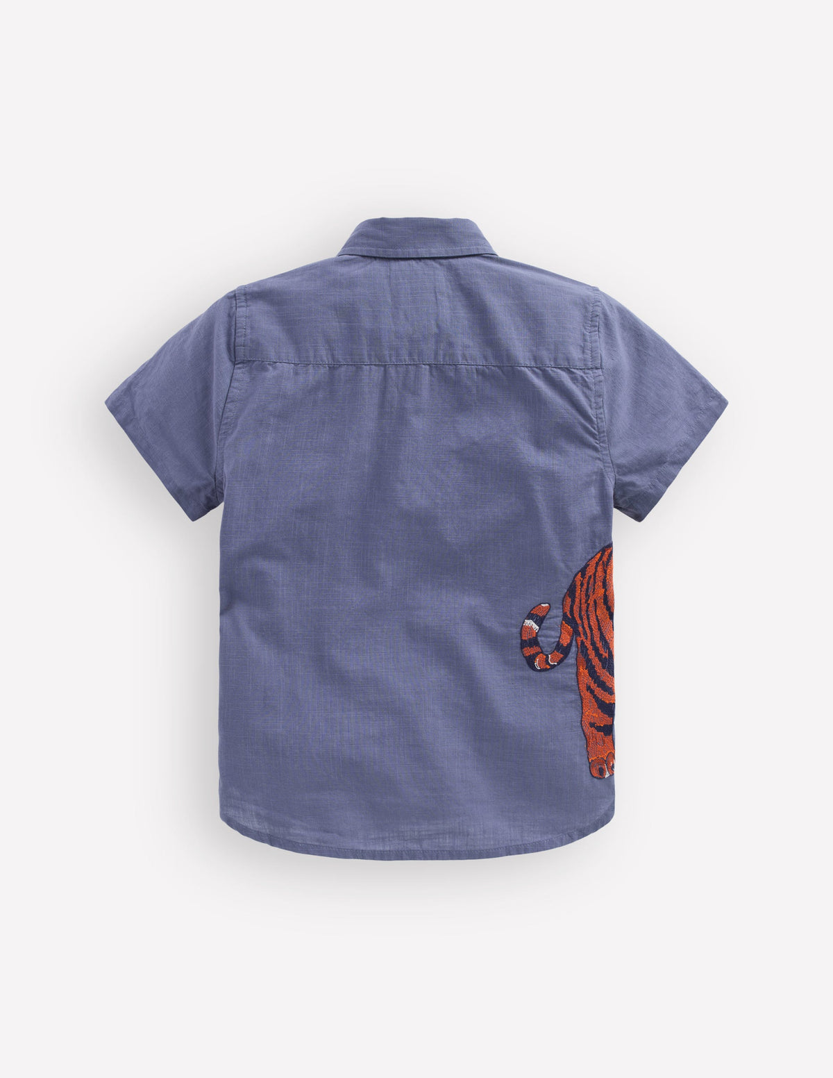 Chemise à super surpiqûres-Tigre indigo vintage-2