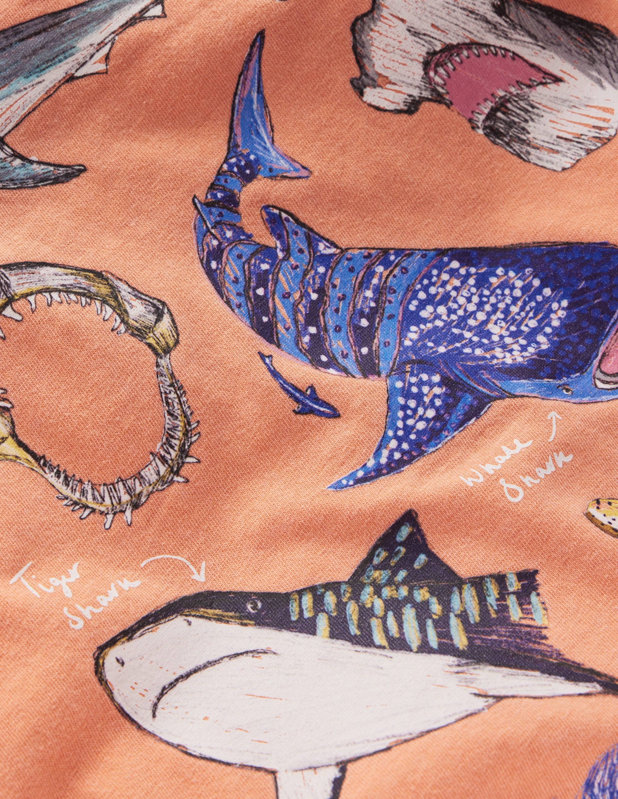 T-Shirt mit Vintage-Waschung und Grafik-ORANGE HAIE - Image 3
