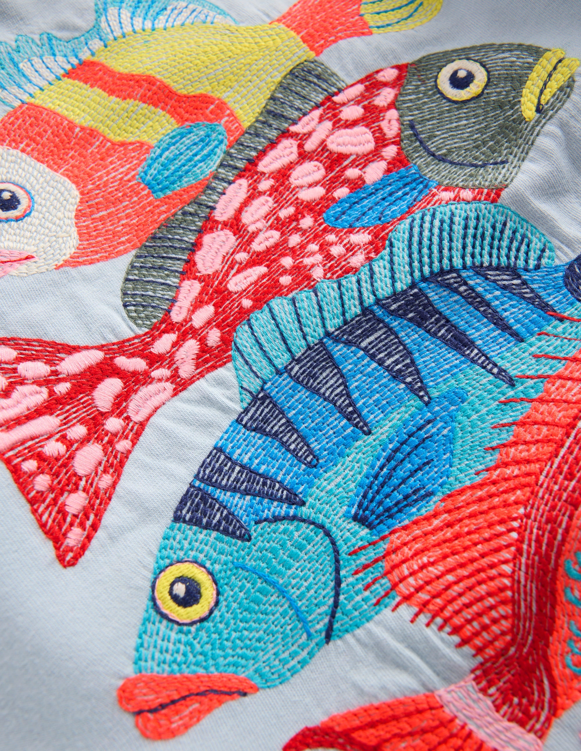 T-Shirt mit Superstitch-Design-Nebelblau Fisch - Image 3