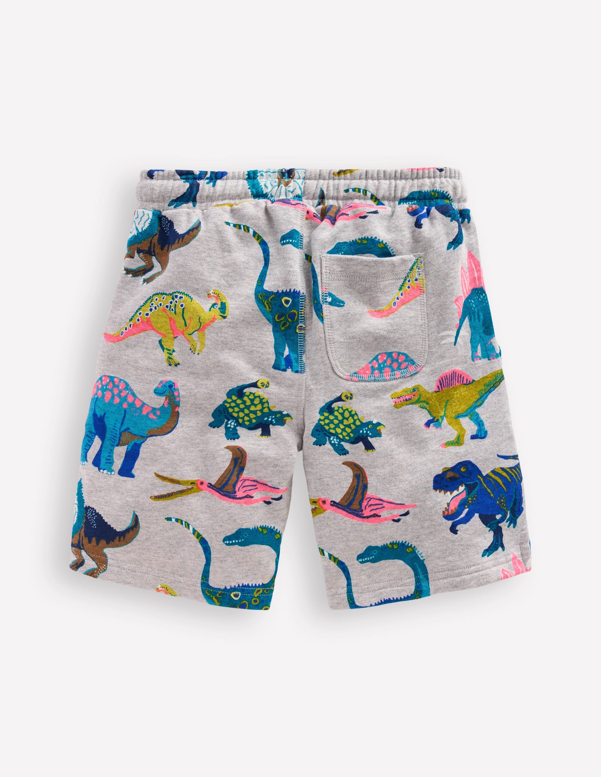 Bedruckte Shorts-Grau Dinosaurier - Image 2
