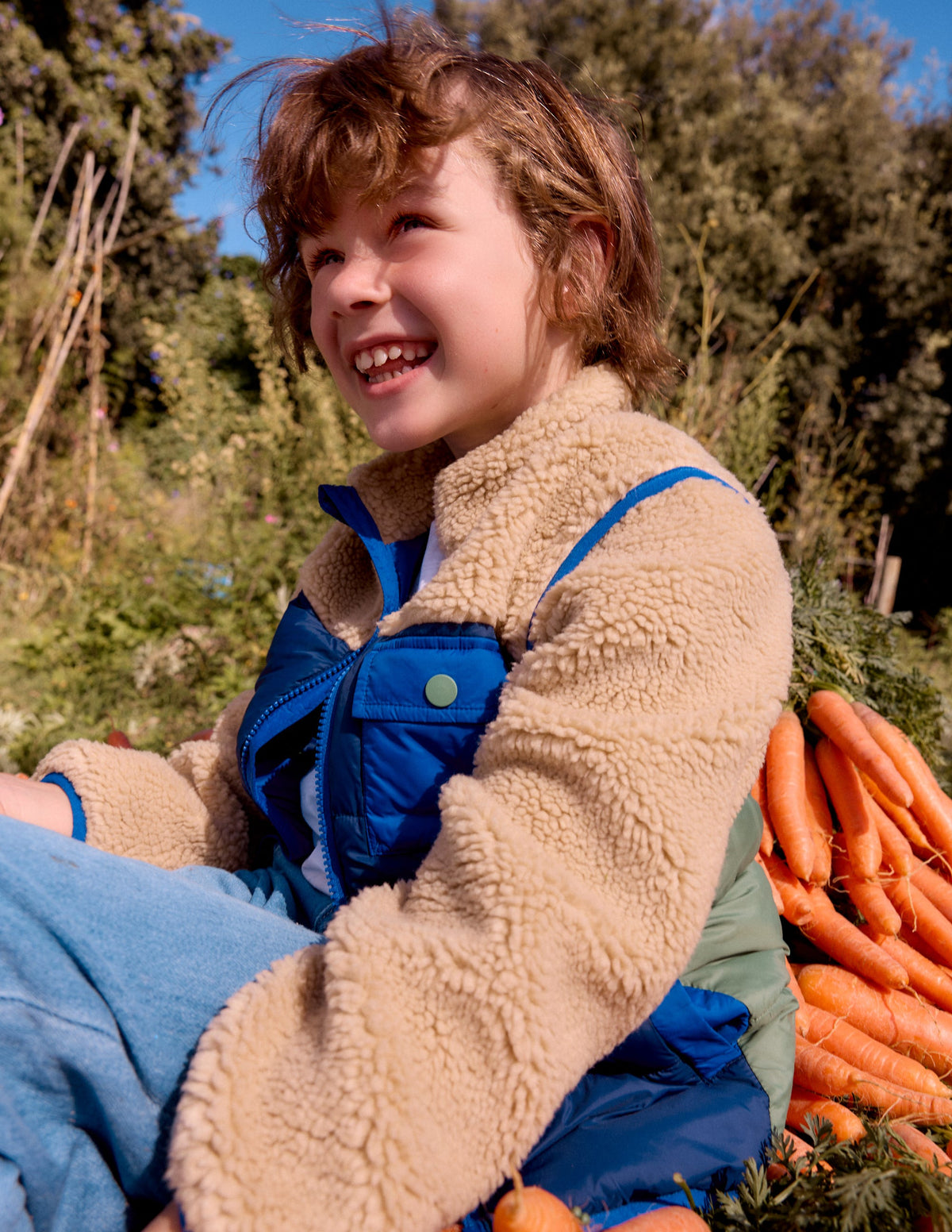 2-in-1-Teddyfell-Jacke-Wintermoos Mix - Image 6