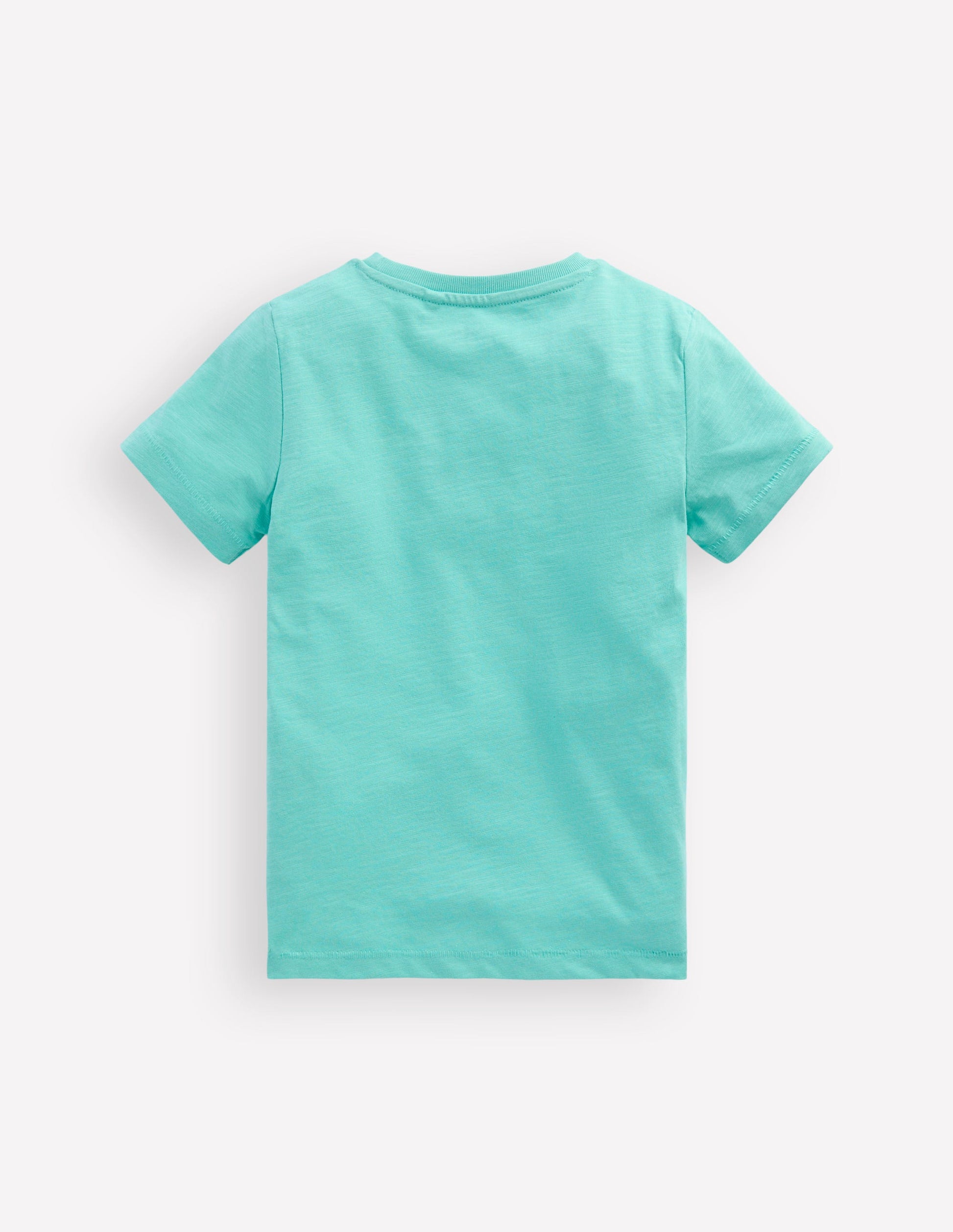 T-Shirt für den Alltag-Morgendämmerungsblau-2