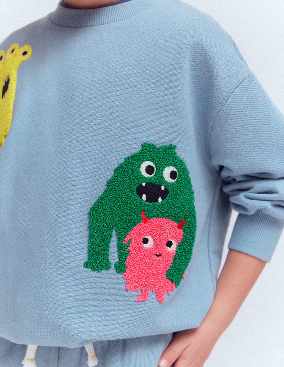 Lustiges Sweatshirt-Bouclé-Monster - Image 2