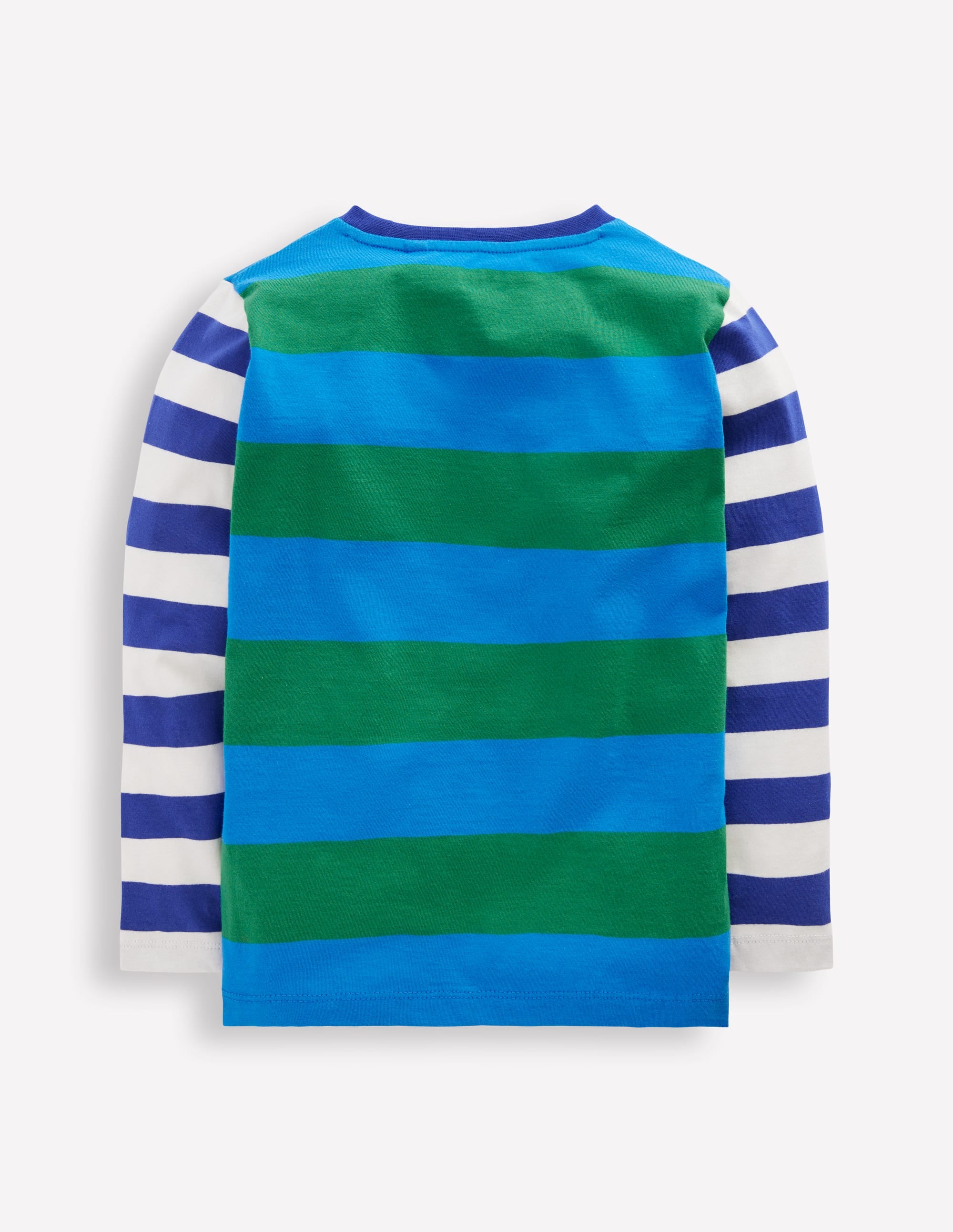 Kuddelmuddel-Langarmshirt-Blau/Grün/Orange - Image 2