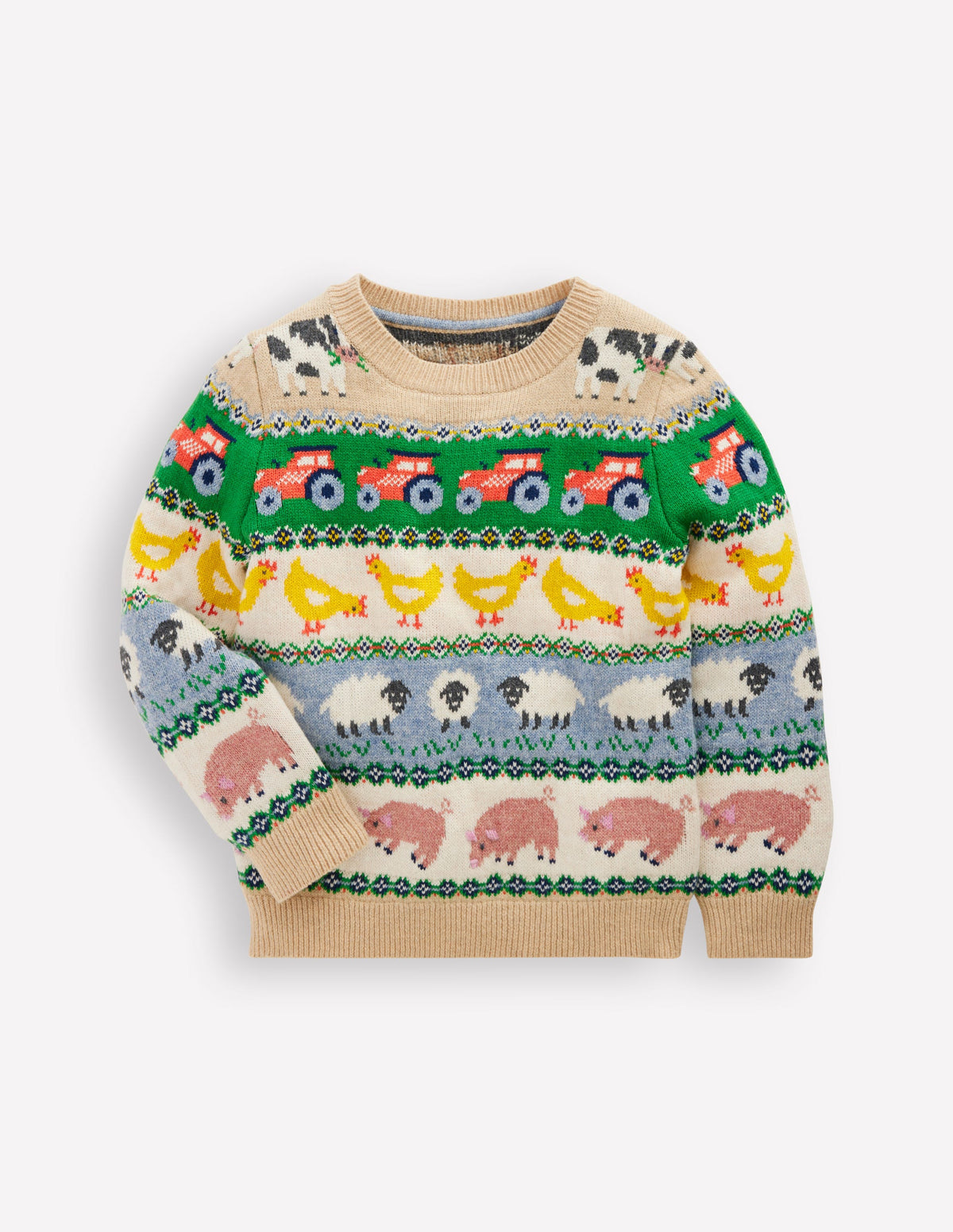 Fair-Isle-Pullover-Bauernhoftiere - Image 1