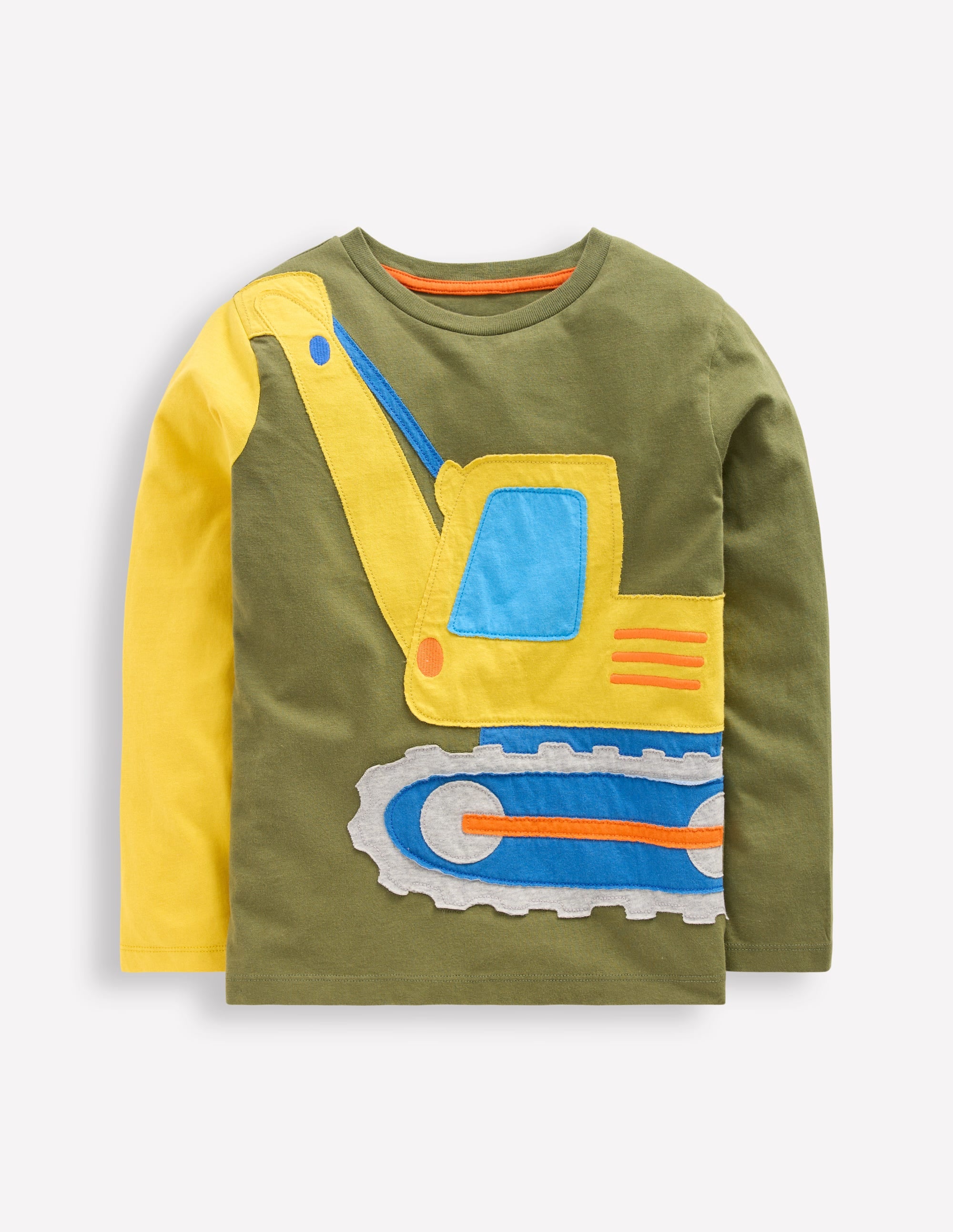 Fun Appliqué T-shirt-Lucky Green Digger - Image 1