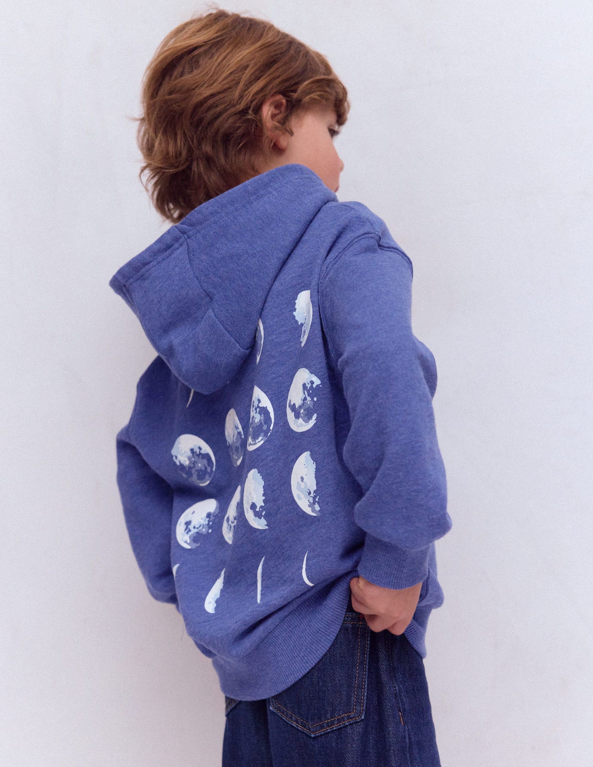 Kapuzenpullover vorn und hinten bedruckt-Mondphasen-3