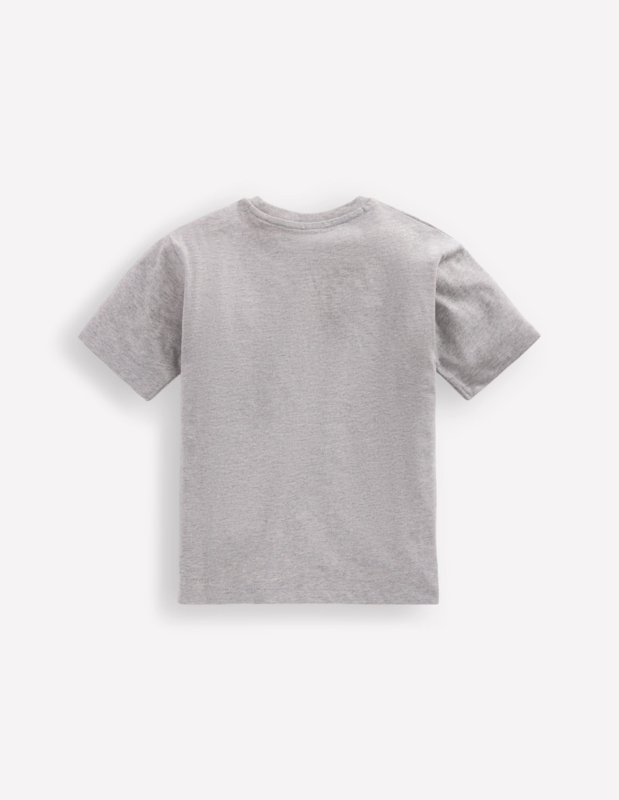 T-shirt décontracté brodé-Espace gris chiné - Image 2