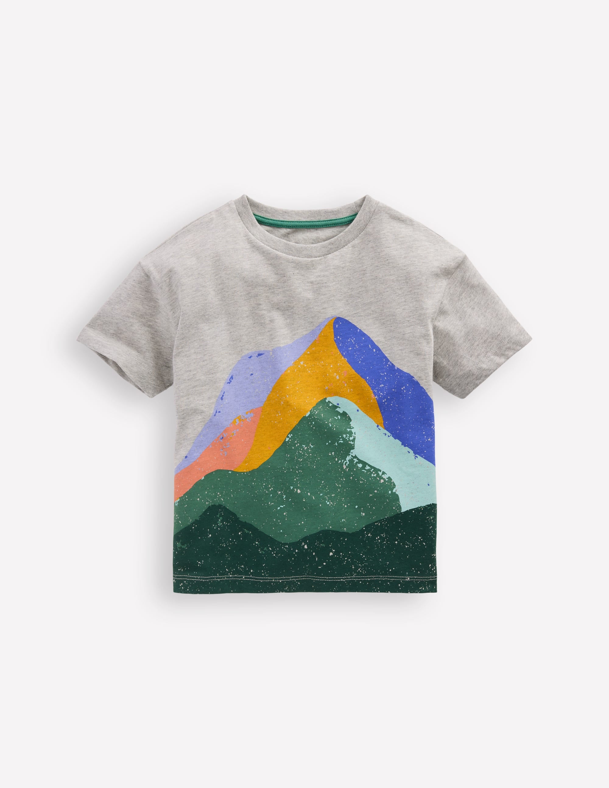 Lockeres T-Shirt mit Grafik-Berge - Image 1