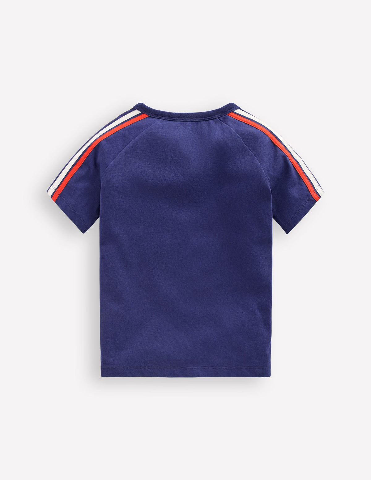 Raglan-T-Shirt mit bunten Streifen-Twilight Blau - Image 2