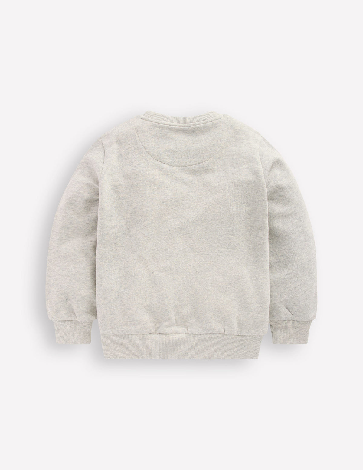 Sweatshirt mit Aufnäher-Grau Meliert, Weltall - Image 7