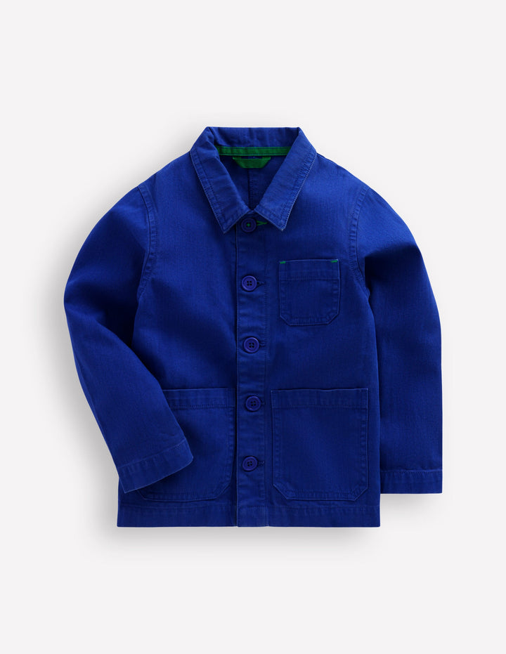 Veste en sergé-Bleu sodalite