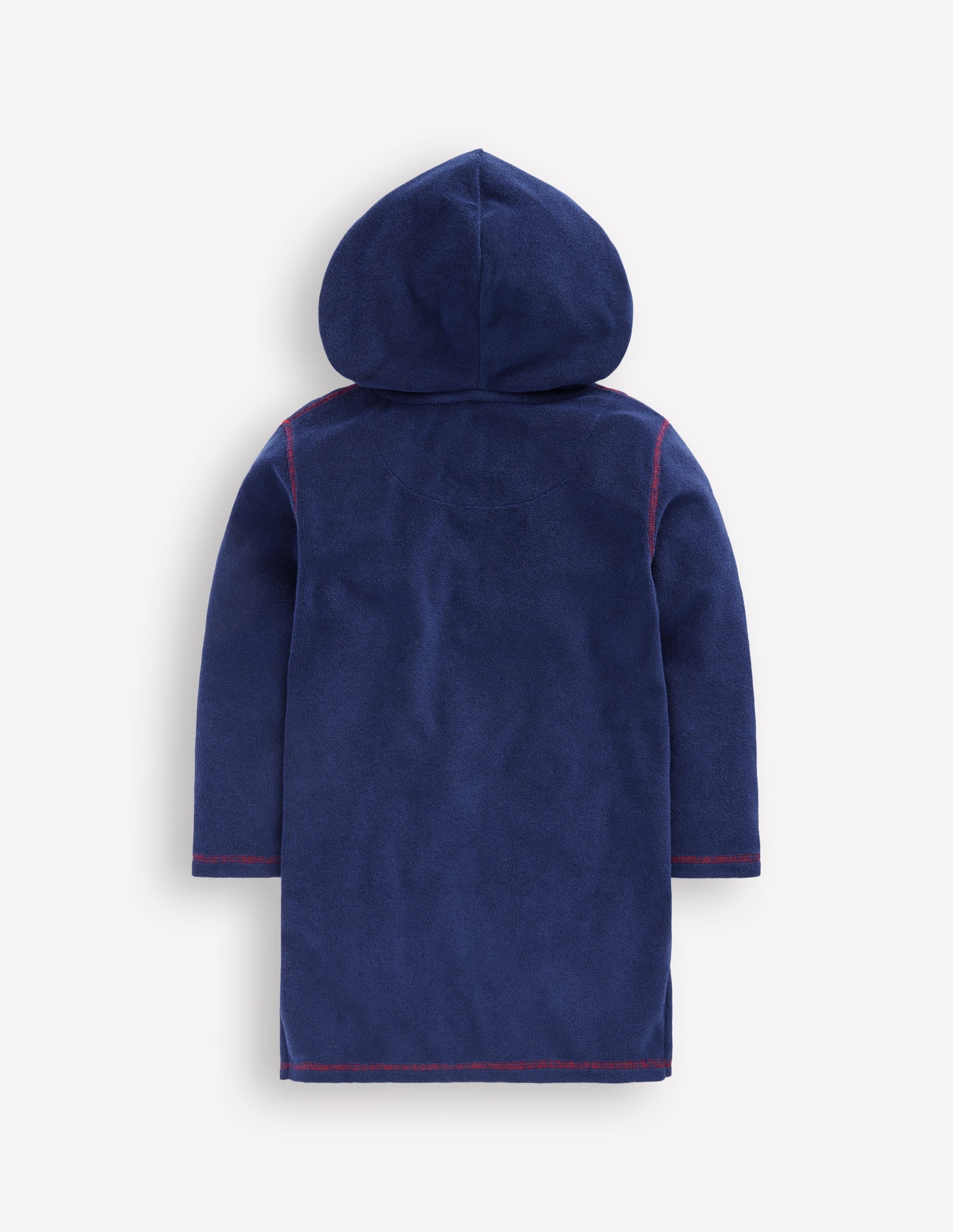 Frottee-Badeponcho mit Applikation-Navy, Hai - Image 2
