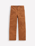 Pantalon style charpentier en toile-Huile d'argan