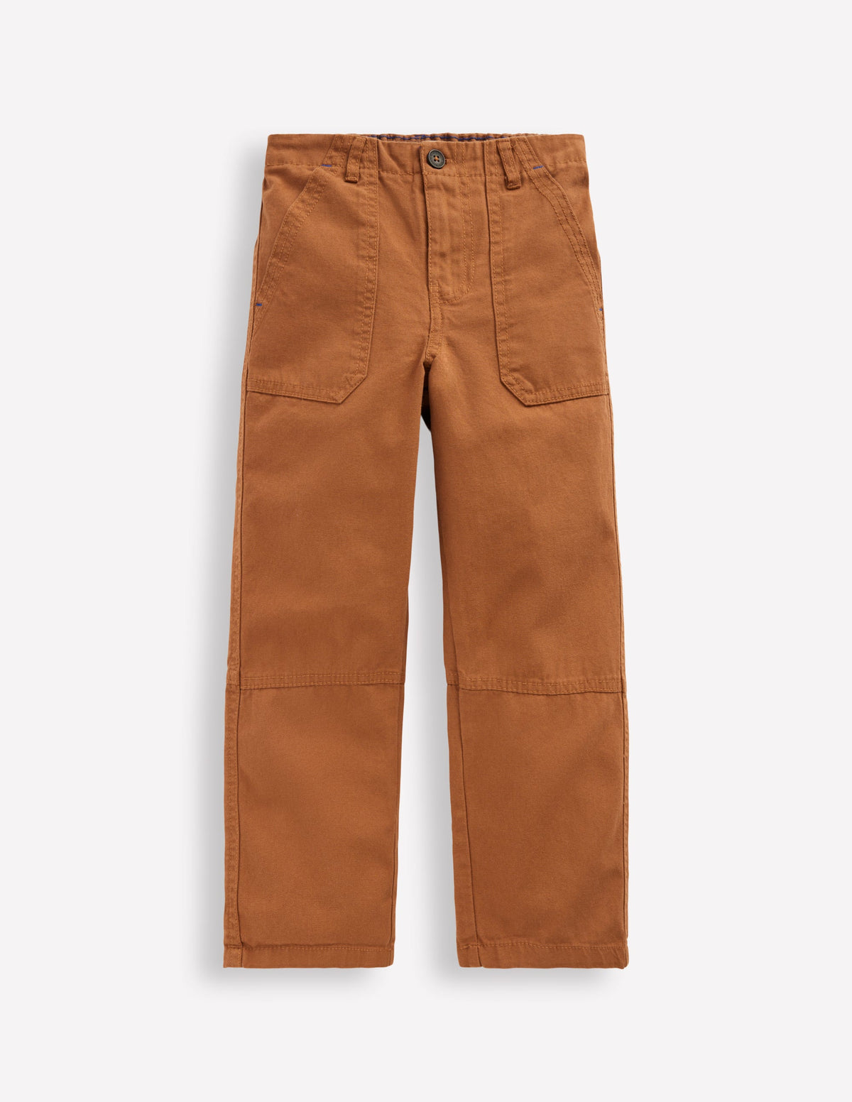 Pantalon style charpentier en toile-Huile d'argan - Image 1