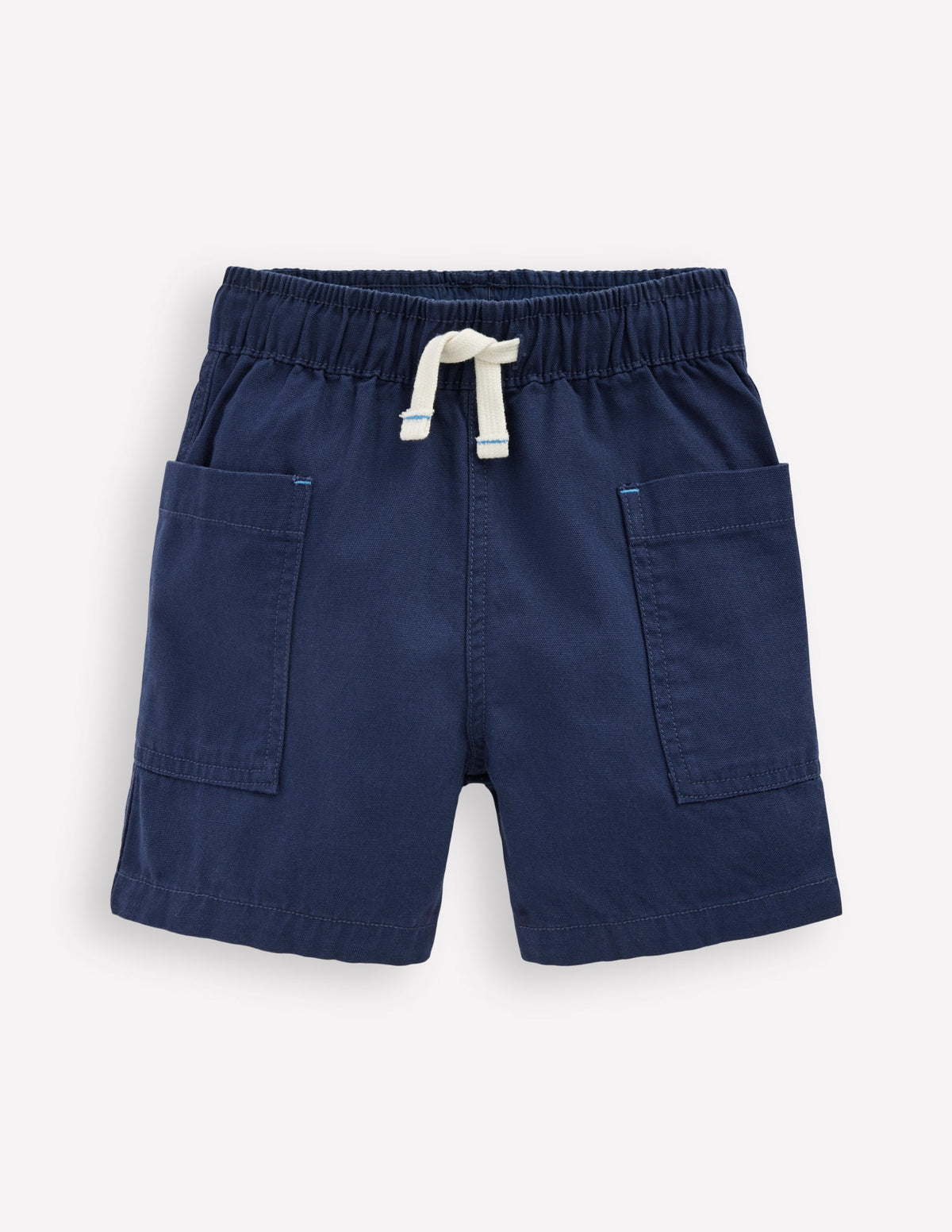 Baumwollshorts mit Tasche-Mittelalterliches Blau-1