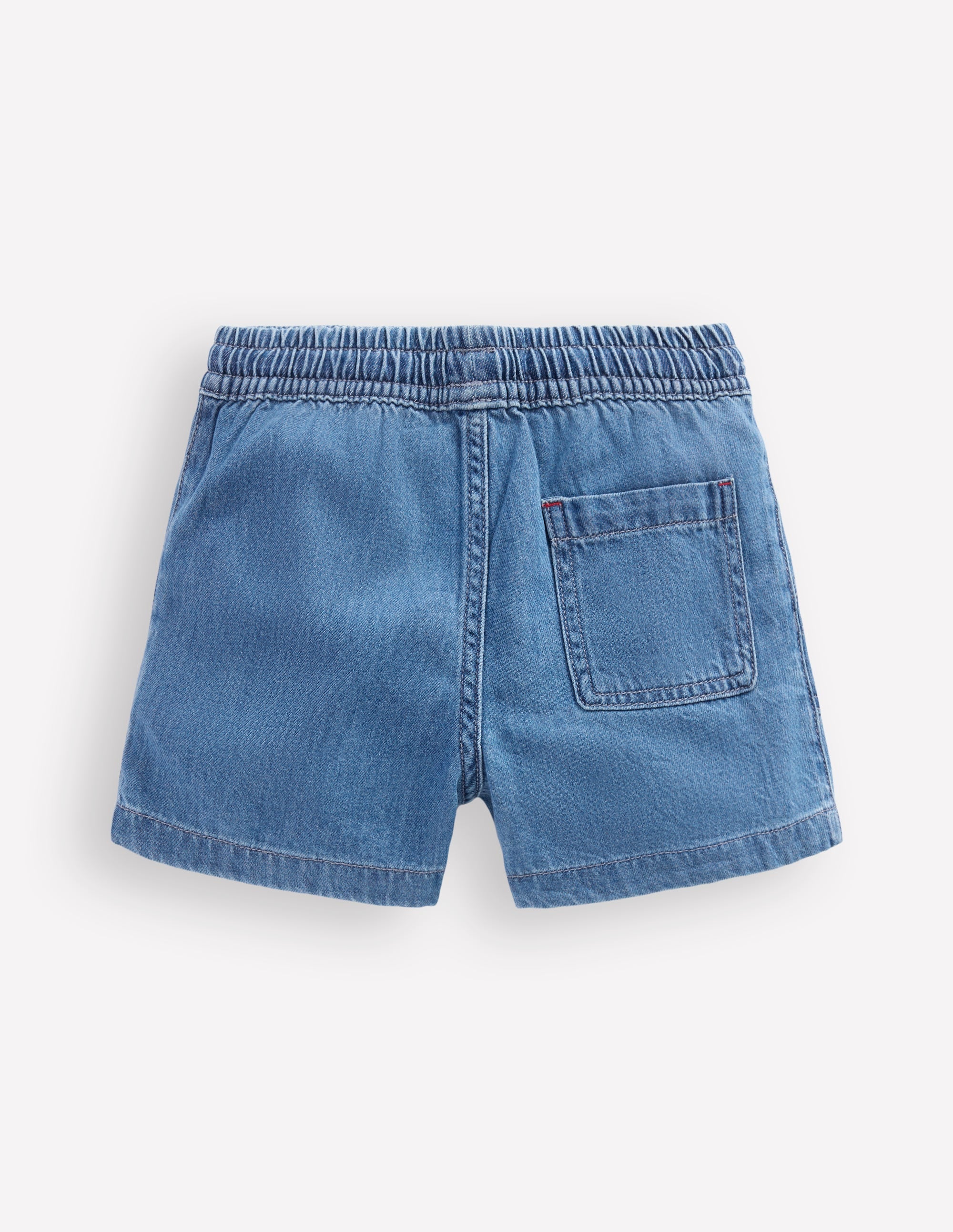 Weiche Jeansshorts-Heller Used Look - Image 5