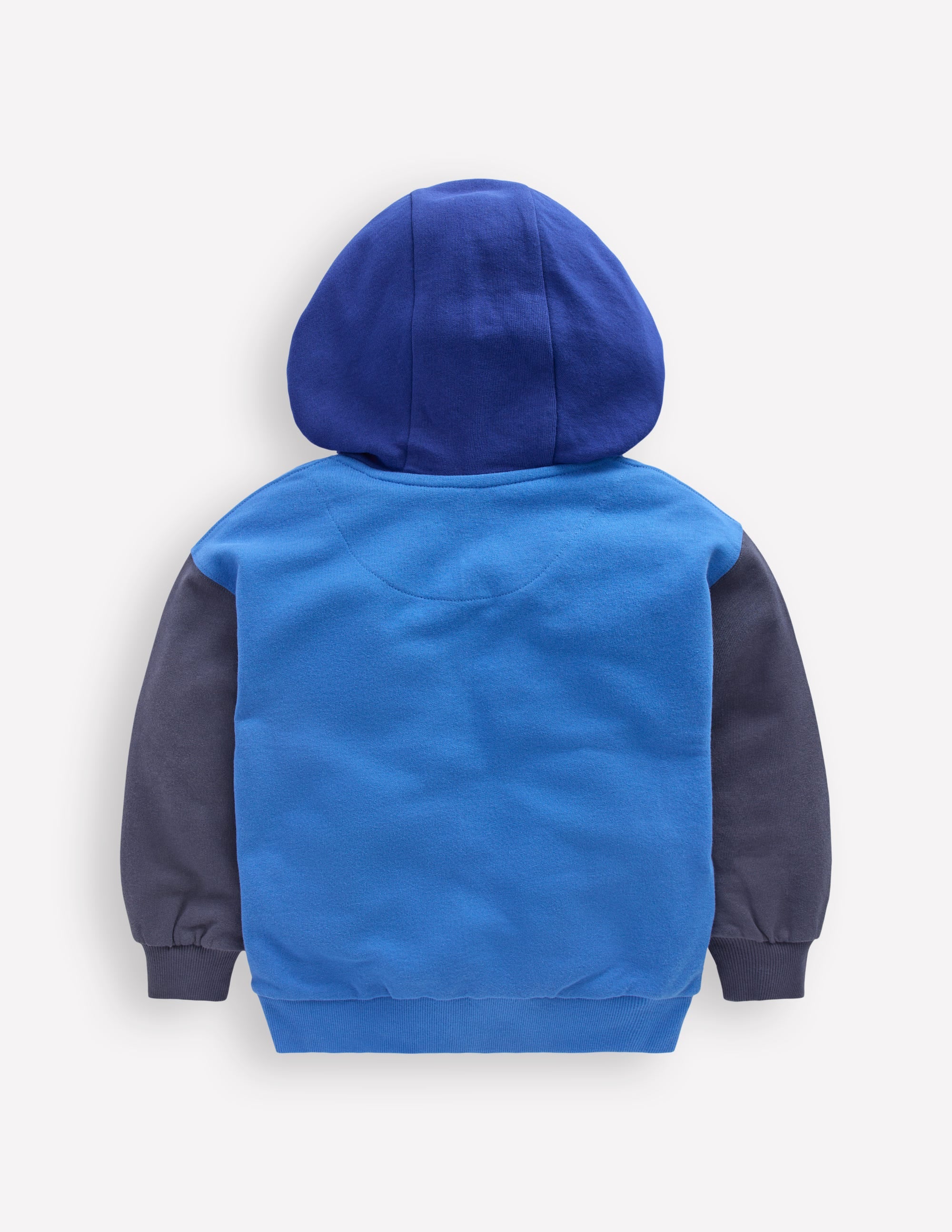 Kapuzenjacke in Blockfarben-Blau Kuddelmuddel - Image 2