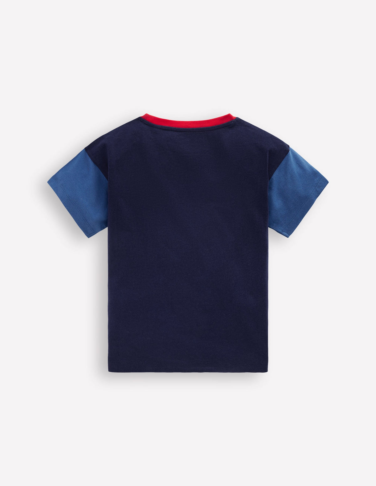 Lockeres T-Shirt mit Tasche aus reißfestem Material-Delftblau/Artischocke/Mittelalterlich-5