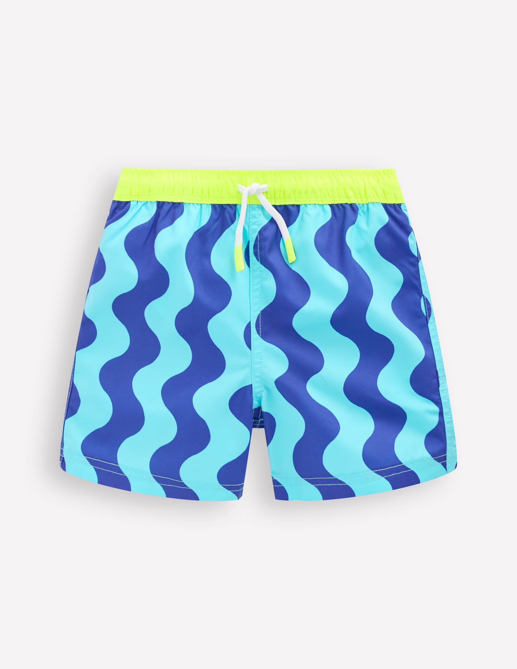 Badeshorts-Blau Wellen - Image 1