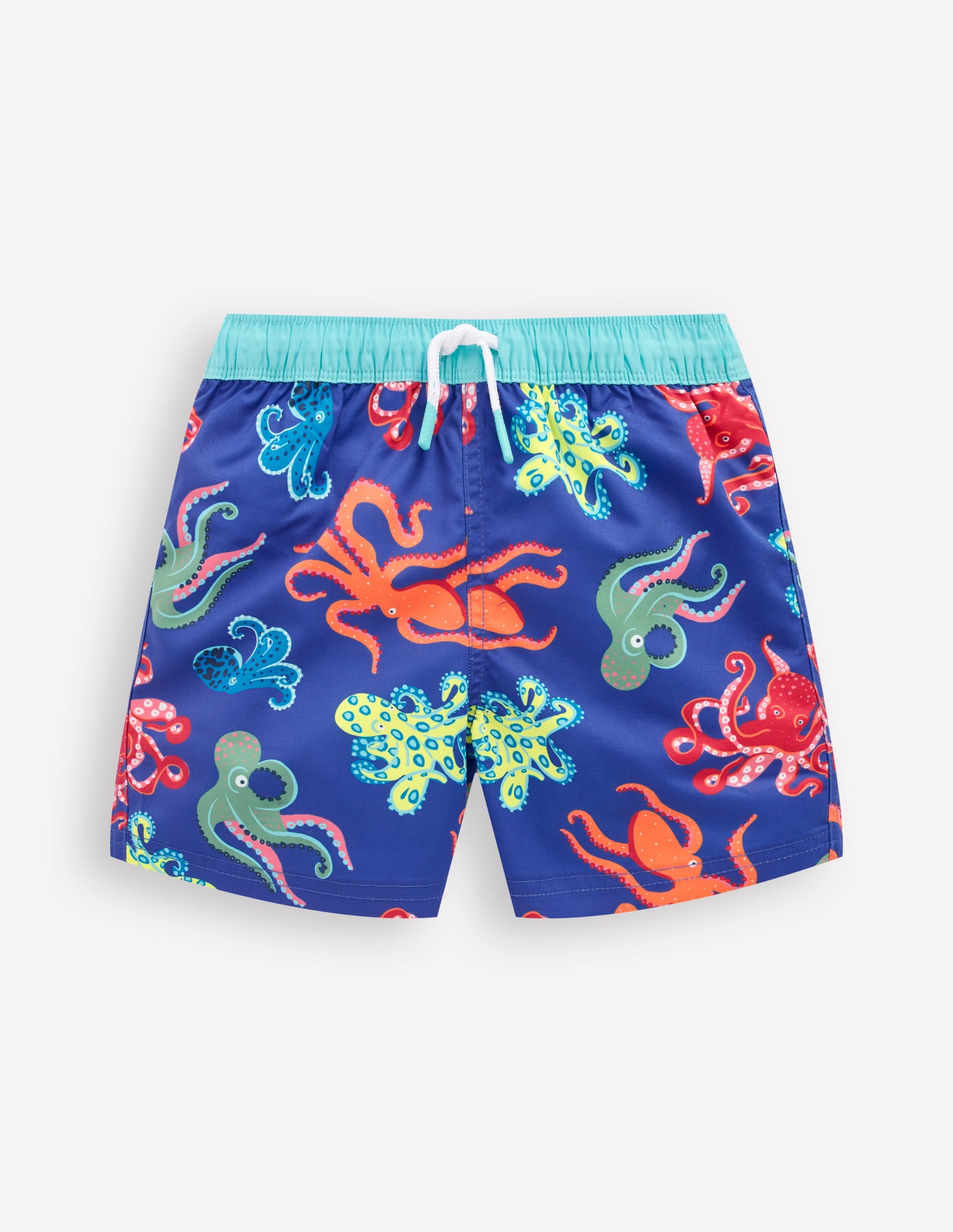 Badeshorts-Saphirblau Oktopus - Image 1