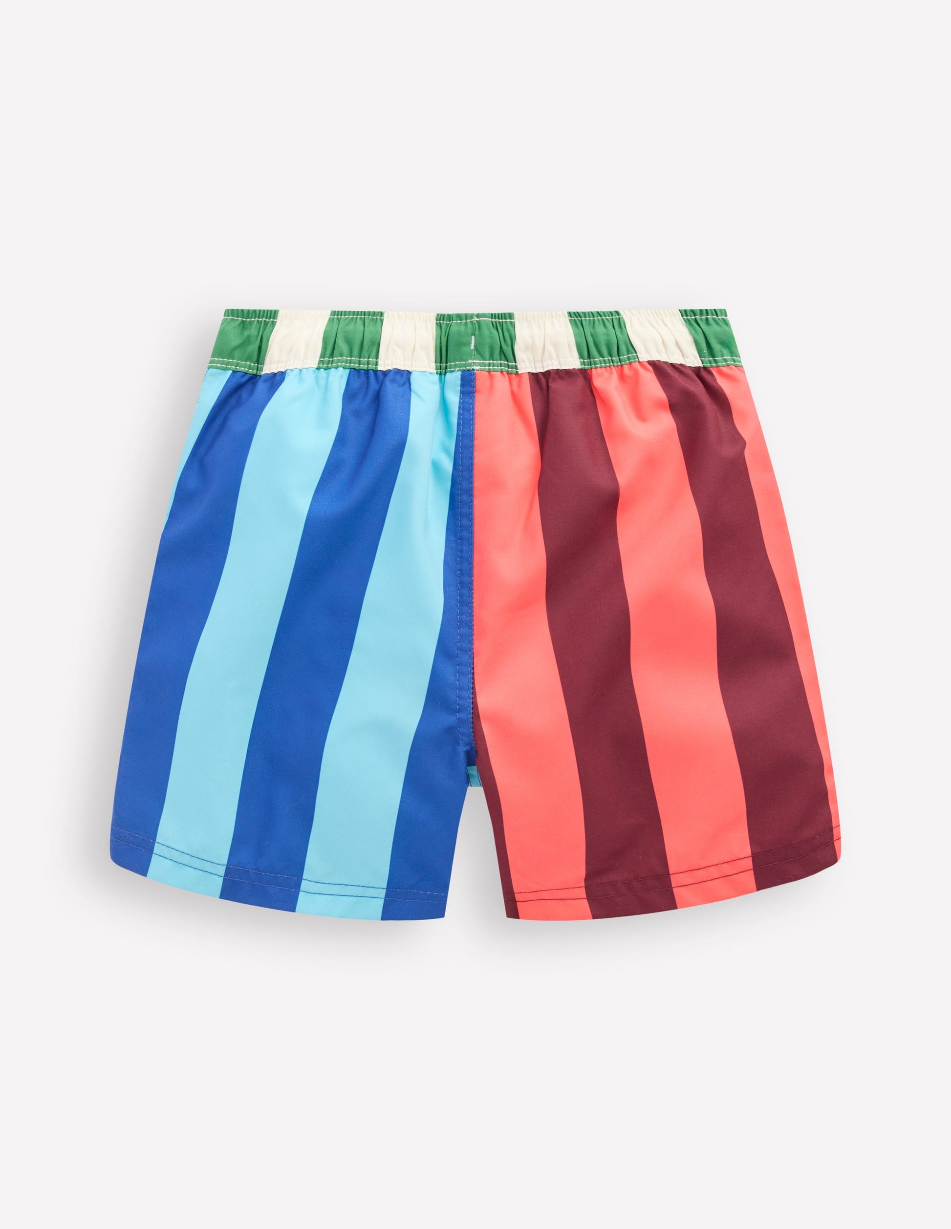 Badeshorts-Vertikal Bunt Gestreift-2