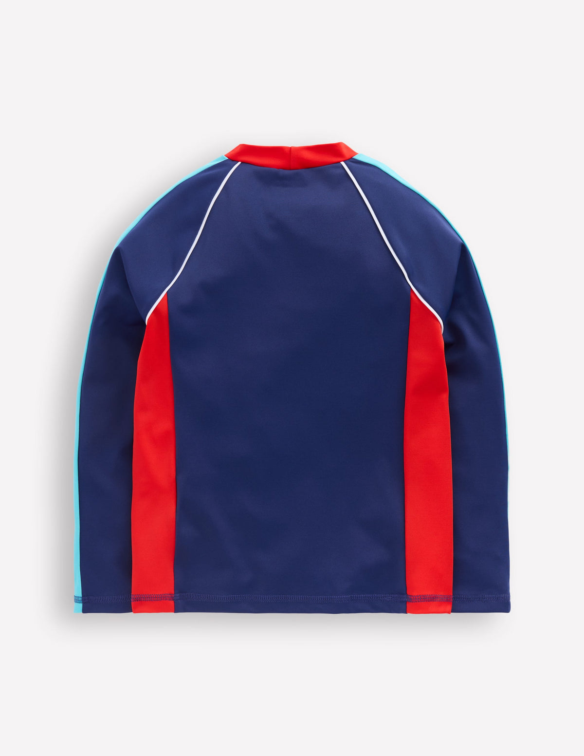 Rash Top in Blockfarben-Mazarinblau-2
