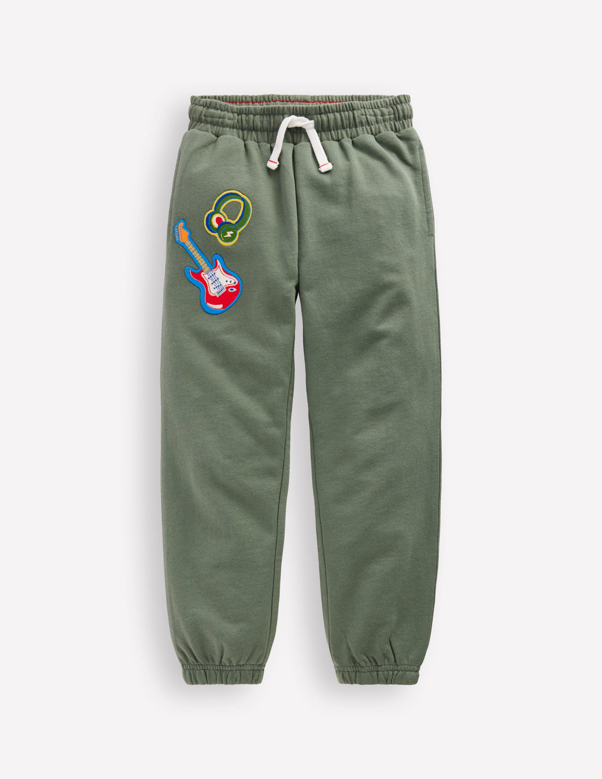 Jogginghose mit Aufnäher-Grün Hobbys - Image 1