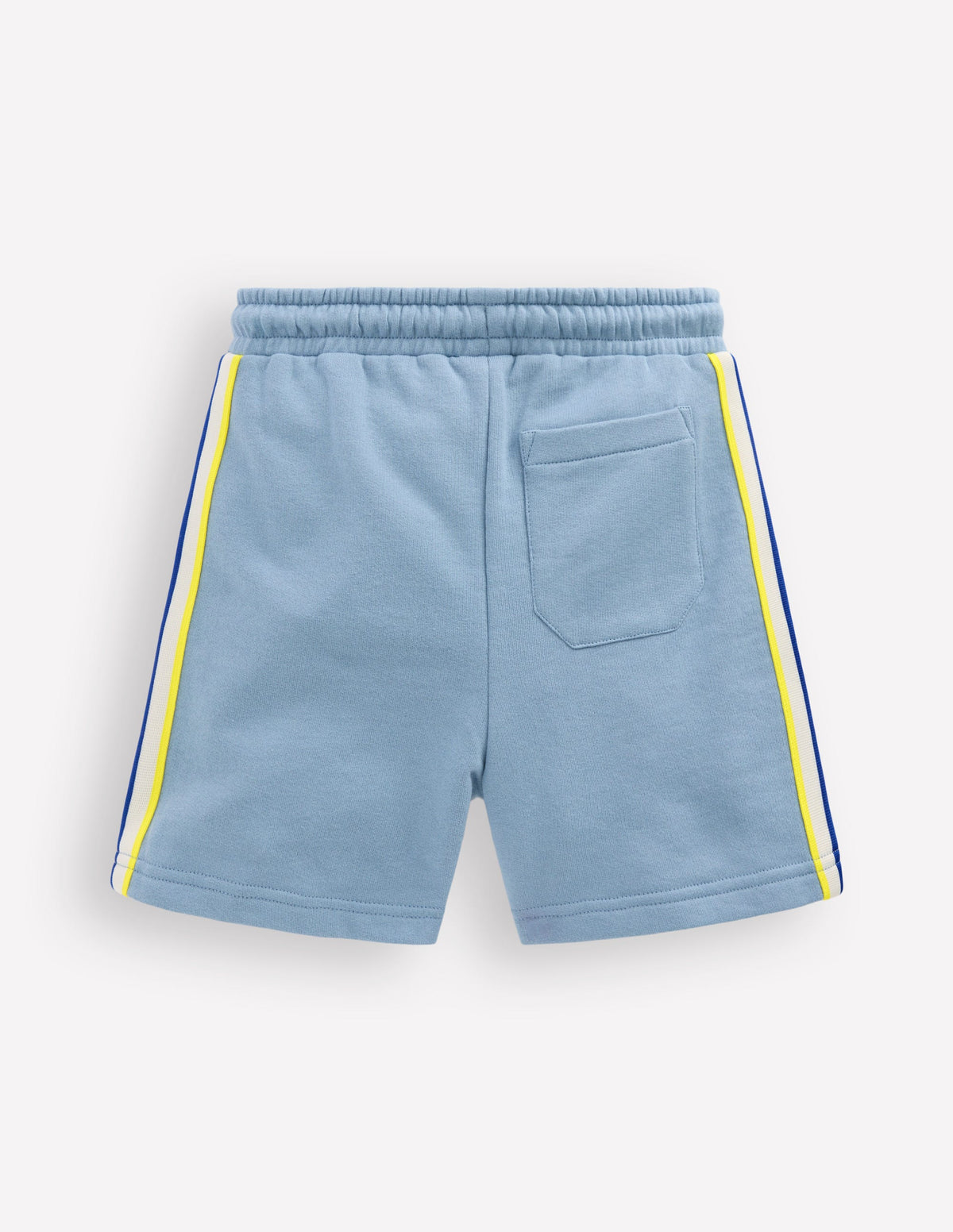 Shorts in Blockfarben-Blau Blockfarben Streifen-2