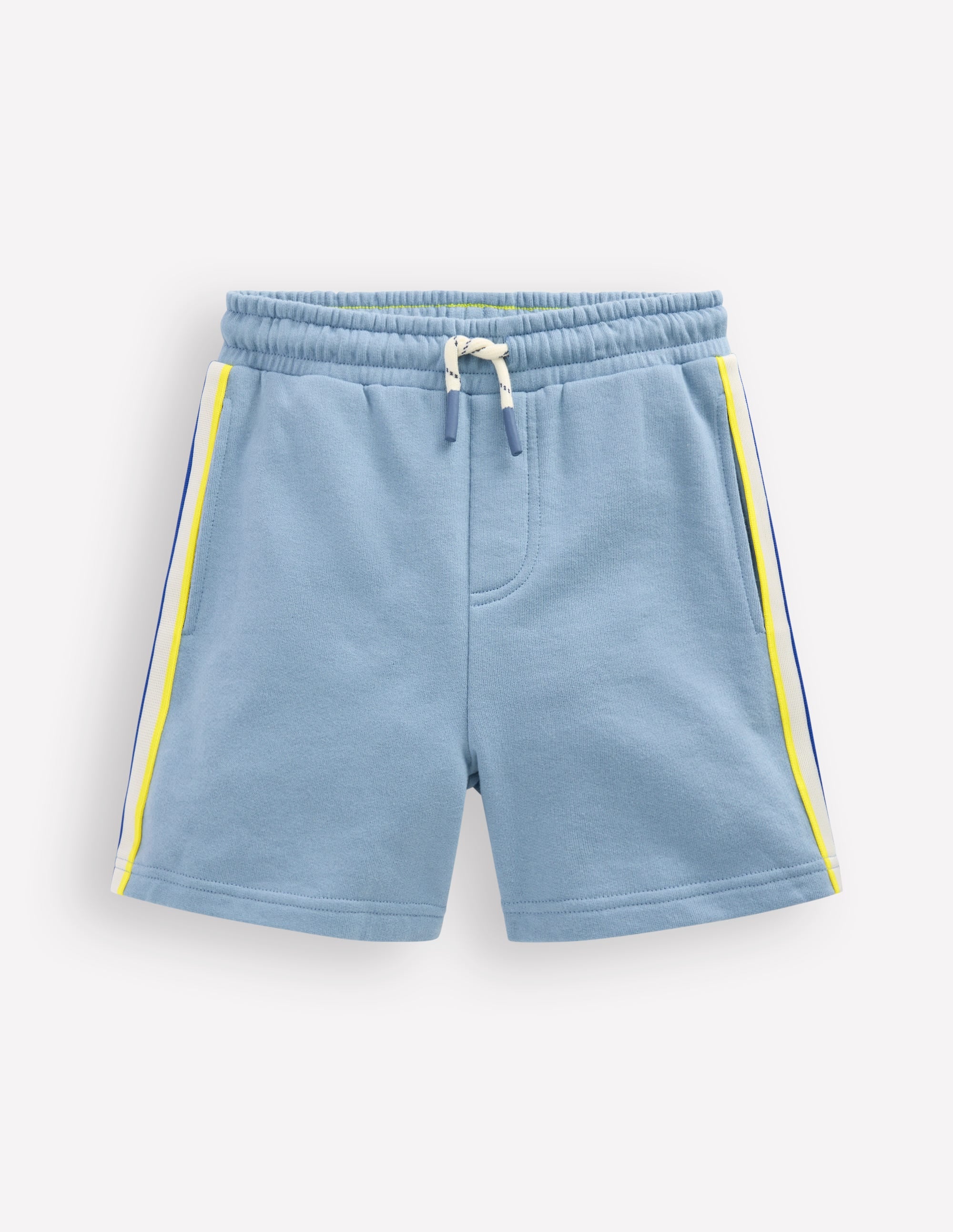 Shorts in Blockfarben-Blau Blockfarben Streifen - Image 1