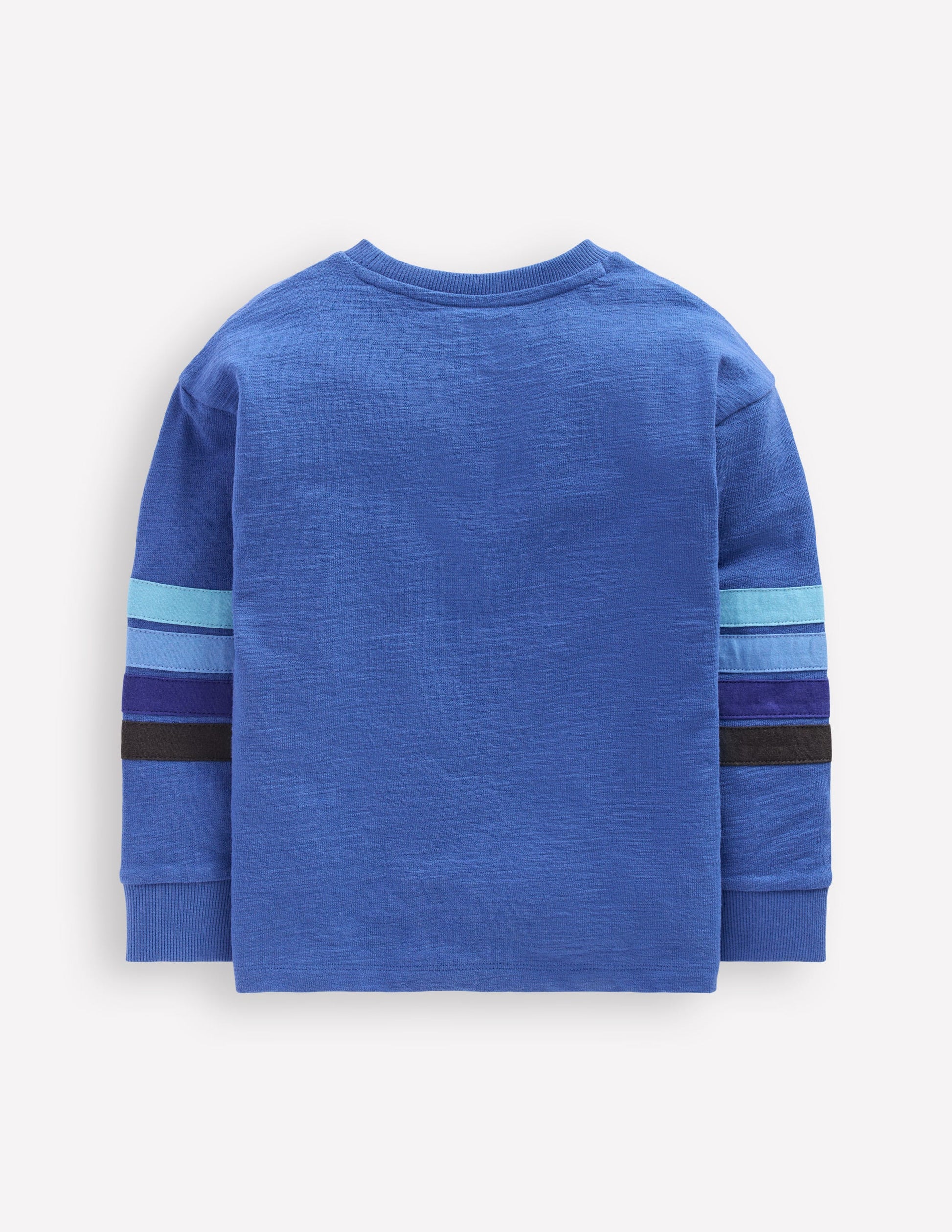 Lässiges, mittelschweres Langarmshirt-Blauhäher-5