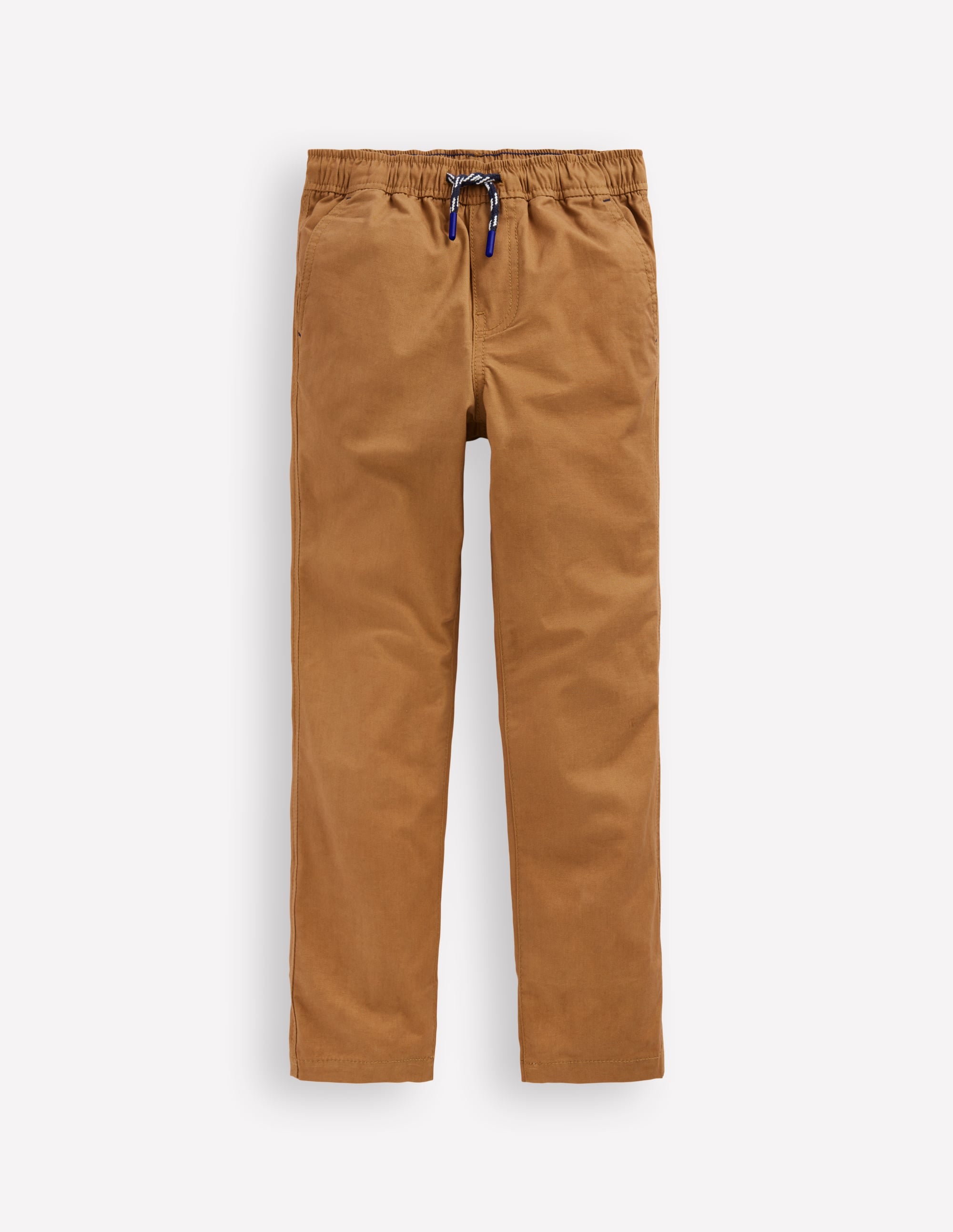 Schmal geschnittene Hose zum Hineinschlüpfen-Karamellbonbonbraun - Image 3
