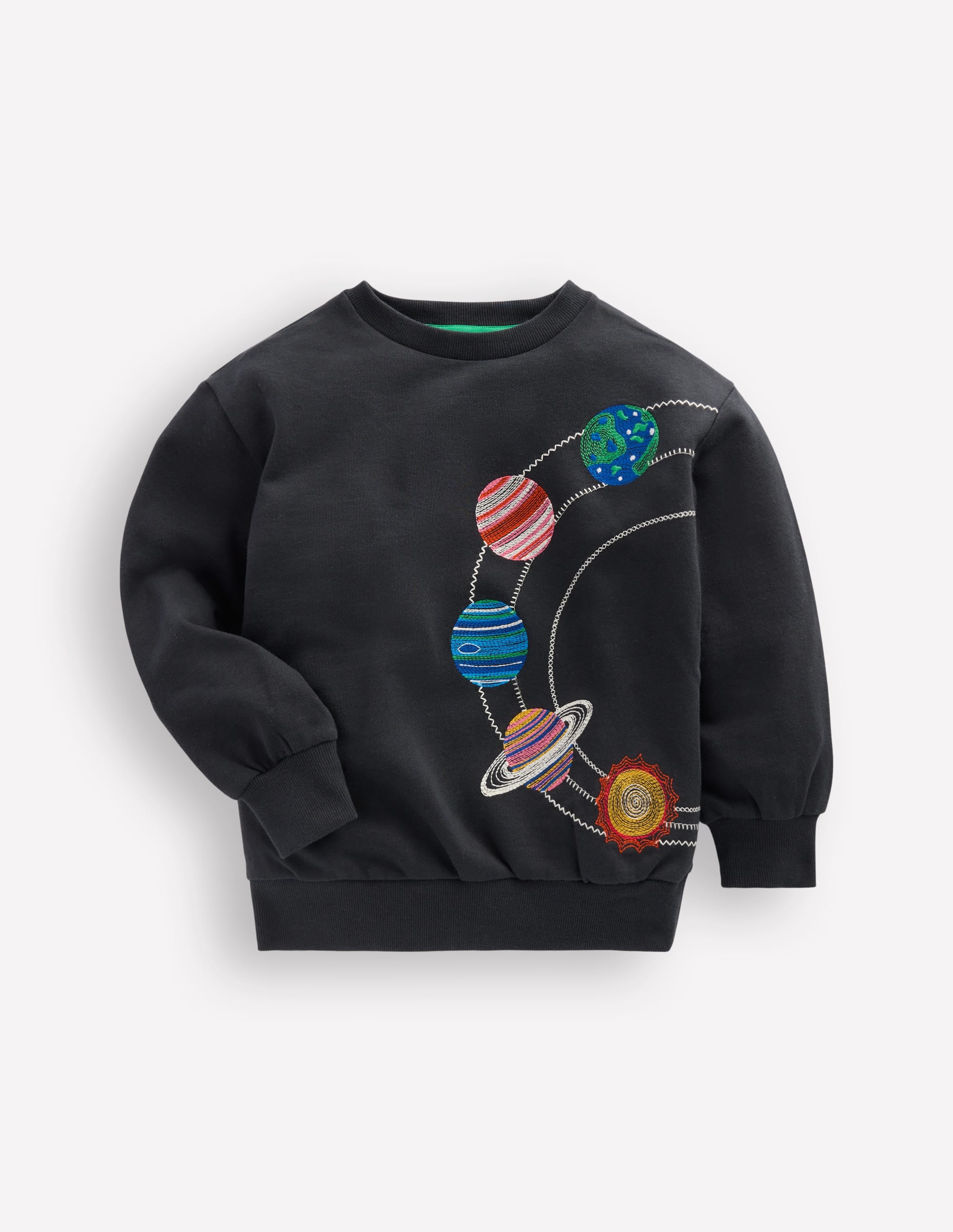 Lustiges Sweatshirt-Schattengrau Weltall - Image 4