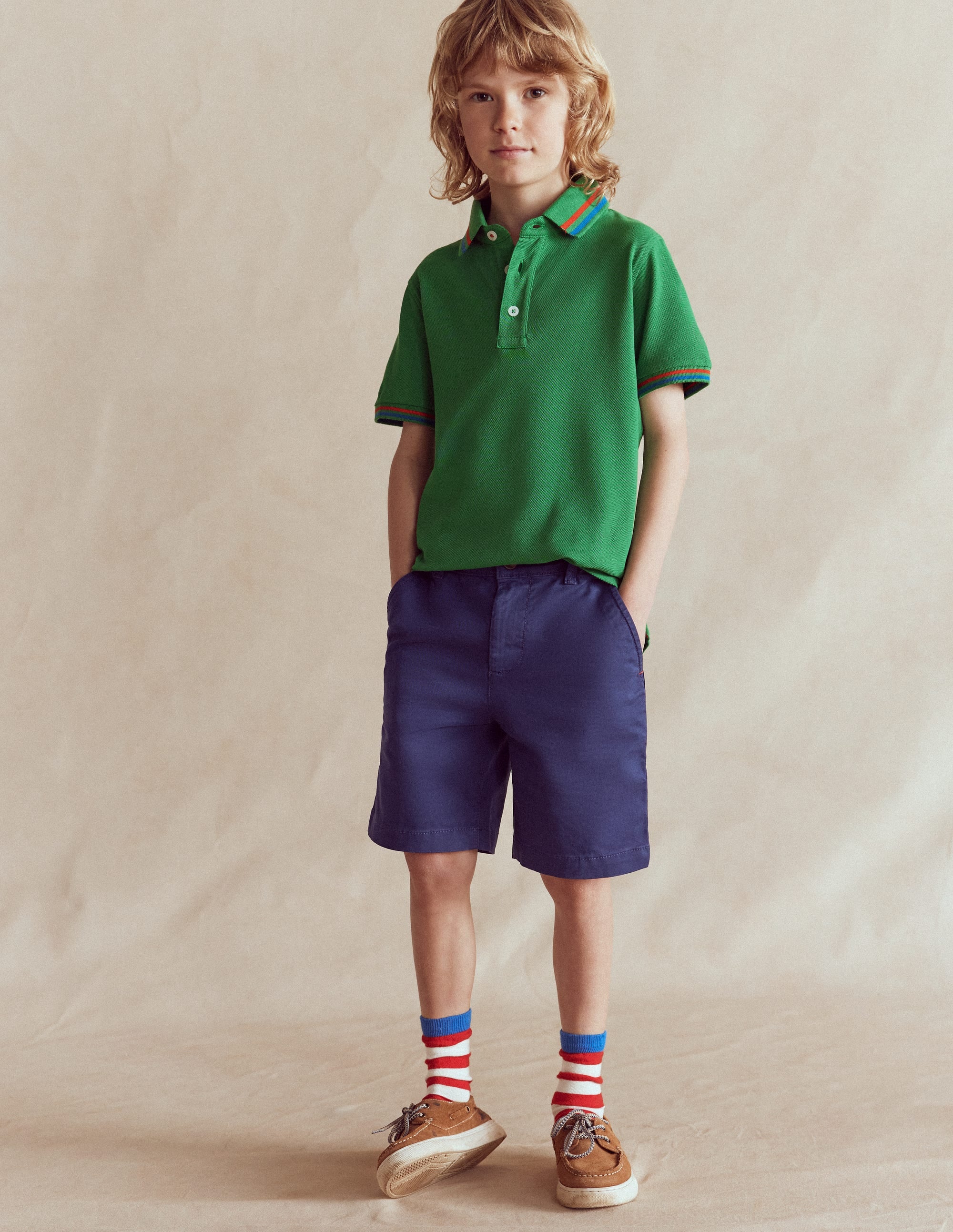 Polo en piqué-Vert des Highlands - Image 1